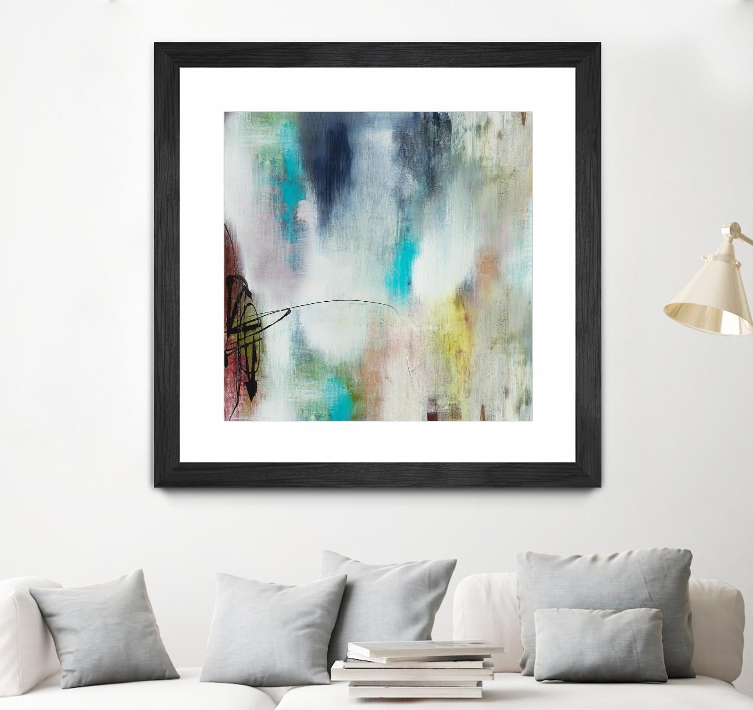 Disruptive Connection II by Daleno Art on GIANT ART - pink abstract abstrait