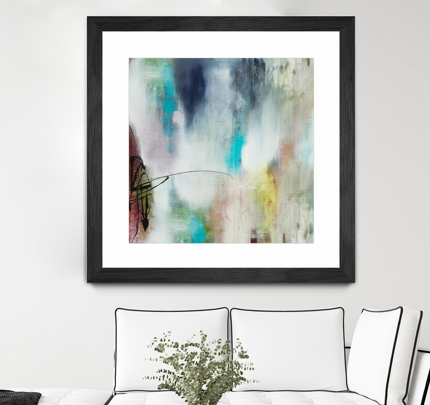 Disruptive Connection II by Daleno Art on GIANT ART - pink abstract abstrait