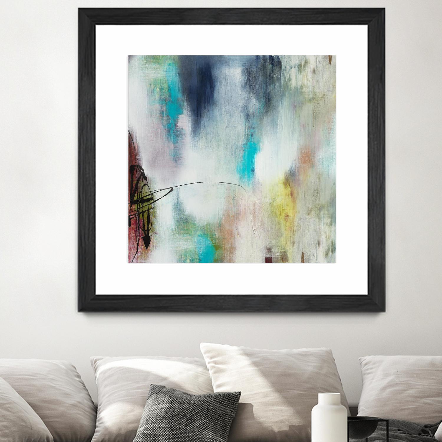 Disruptive Connection II by Daleno Art on GIANT ART - pink abstract abstrait