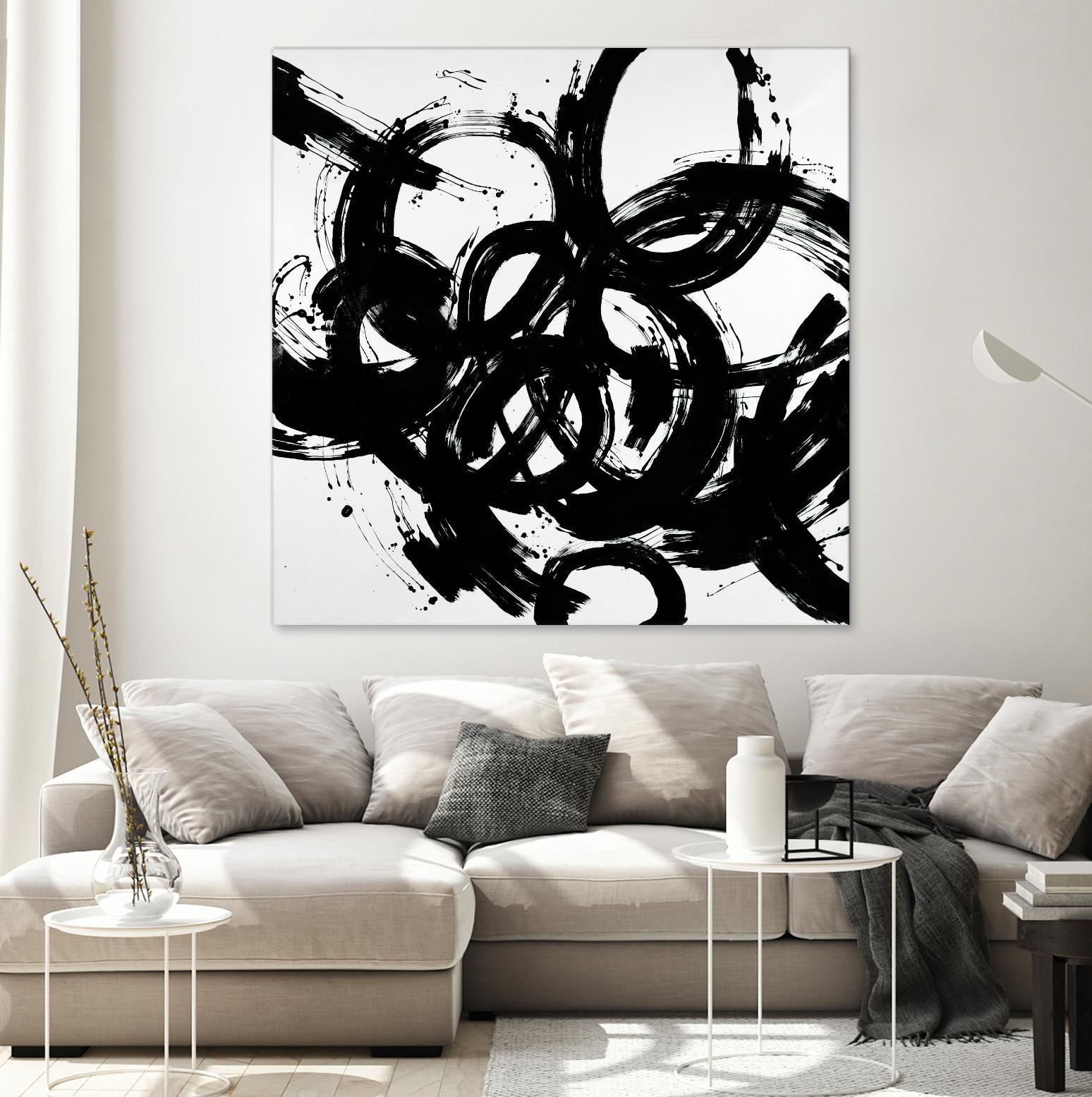 Complex Turns by Daleno Art on GIANT ART - white black&white abstract