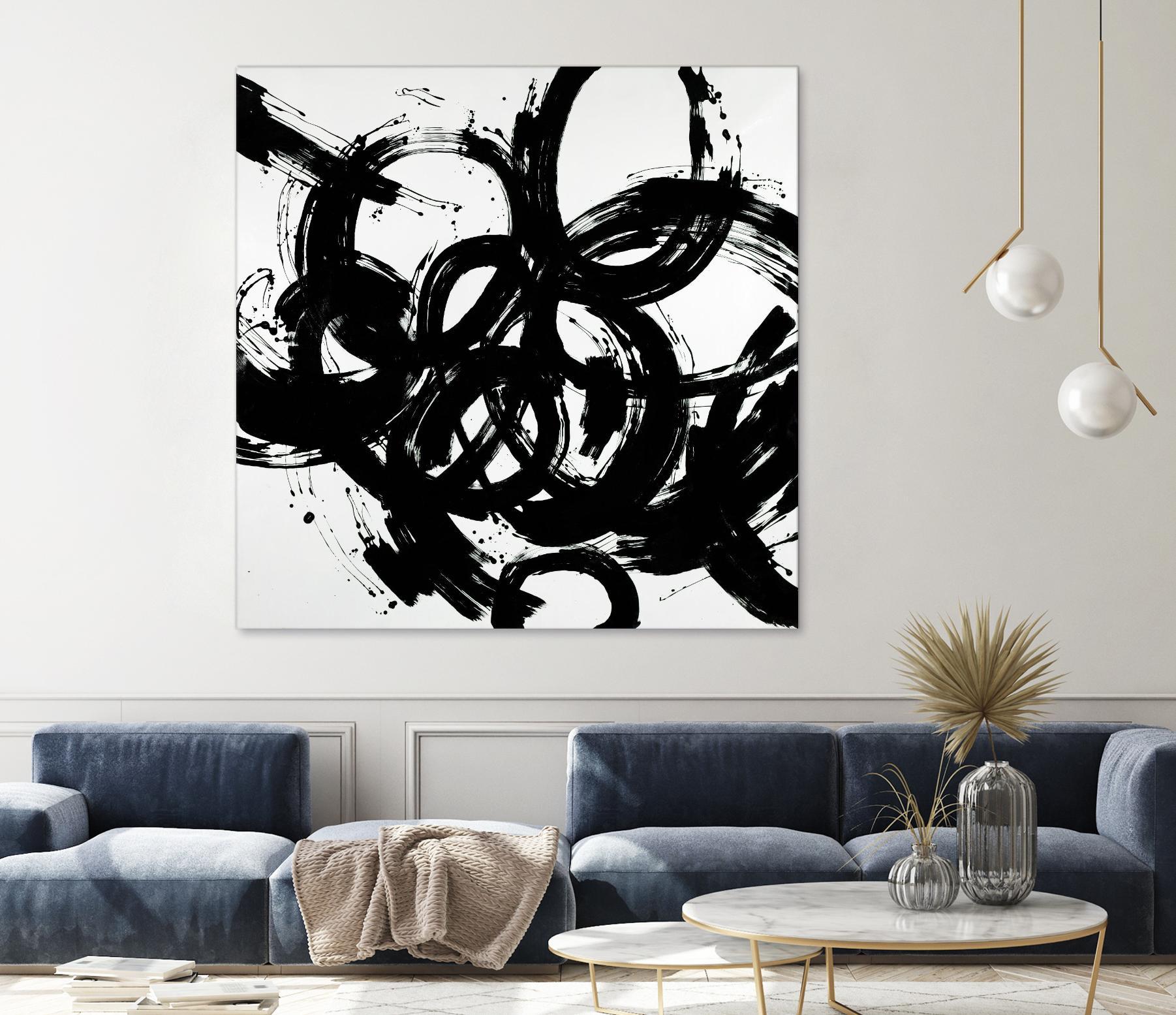 Complex Turns by Daleno Art on GIANT ART - white black&white abstract