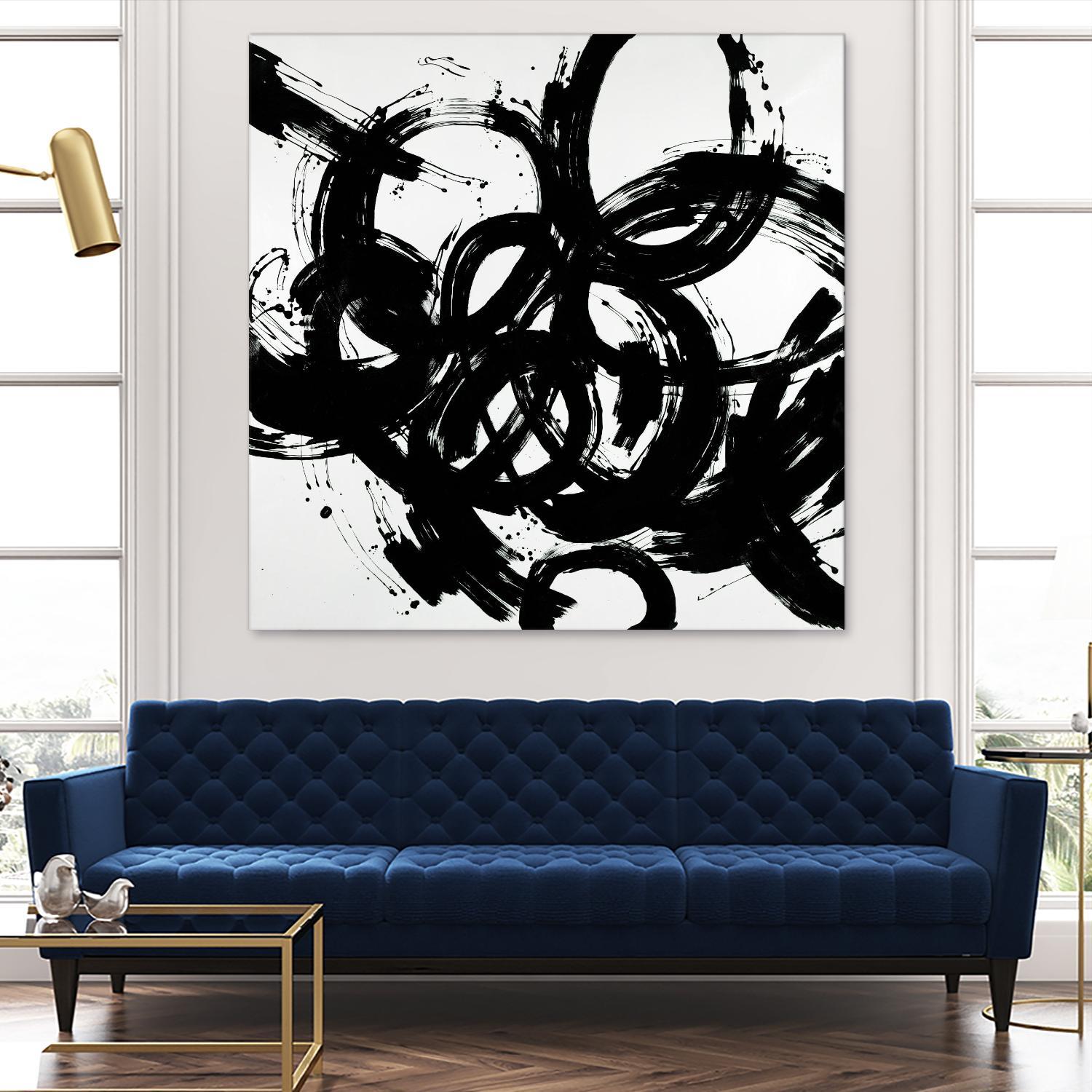 Complex Turns by Daleno Art on GIANT ART - white black&white abstract