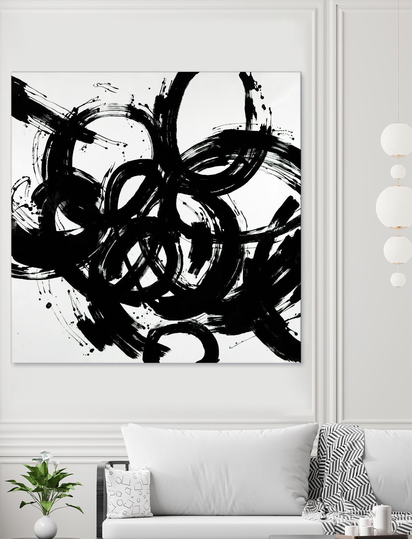 Complex Turns by Daleno Art on GIANT ART - white black&white abstract