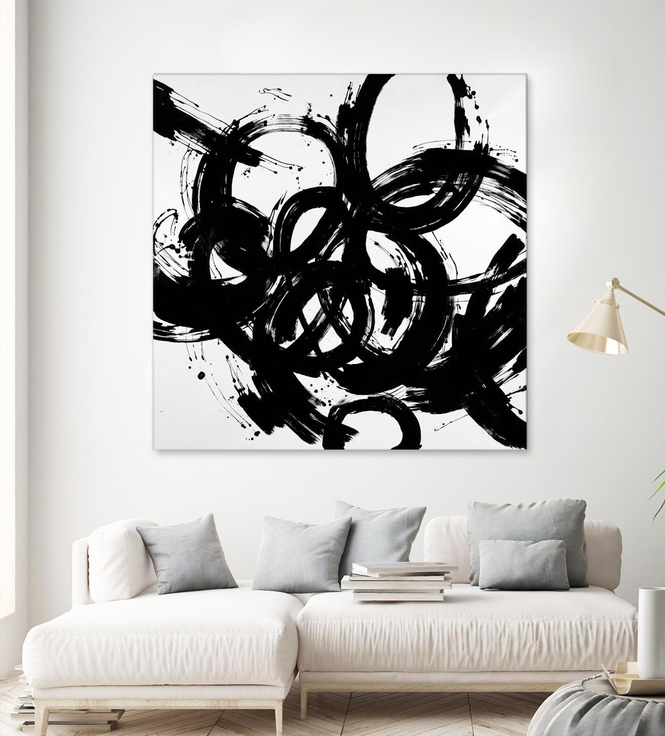 Complex Turns by Daleno Art on GIANT ART - white black&white abstract