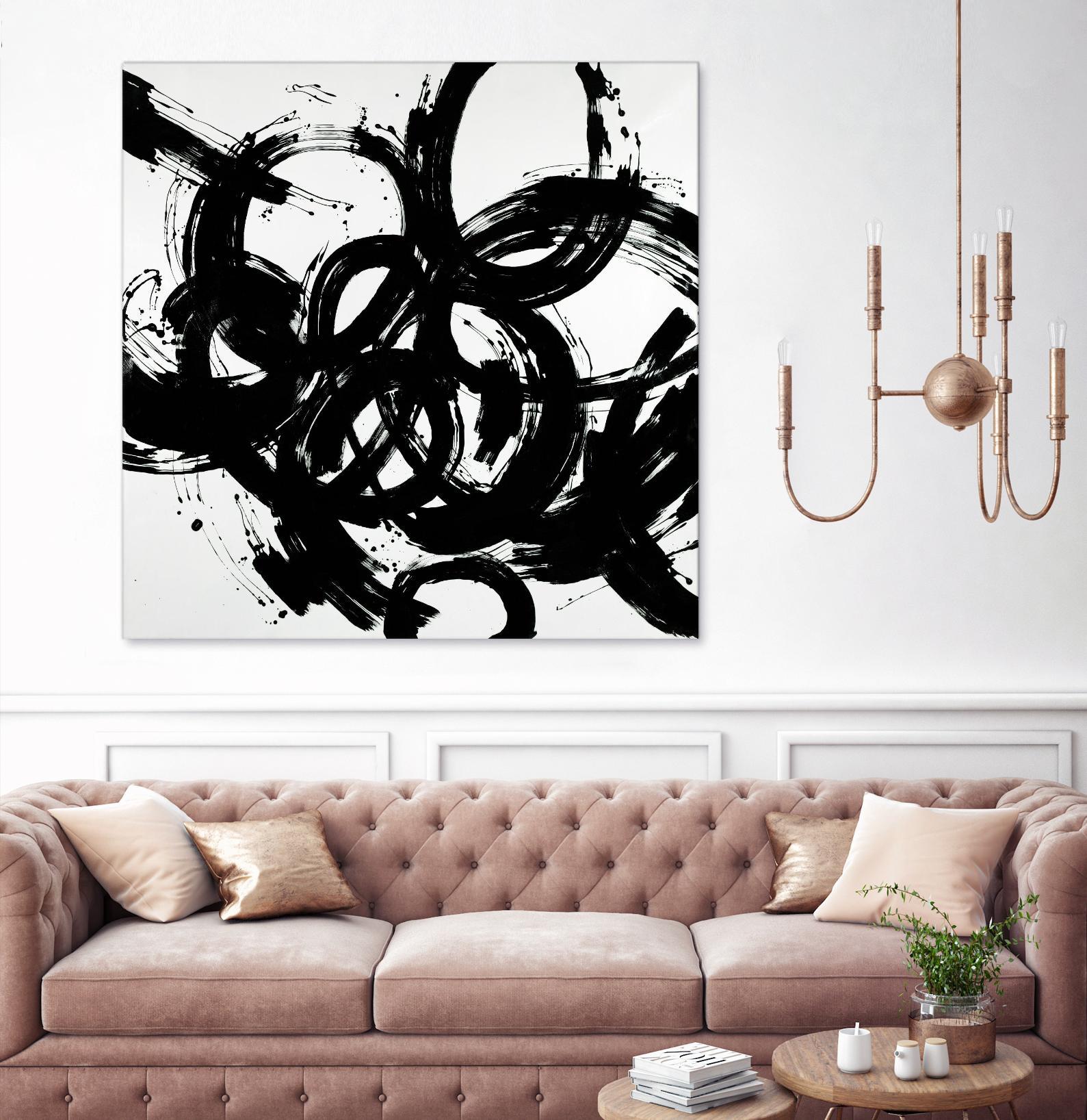 Complex Turns by Daleno Art on GIANT ART - white black&white abstract