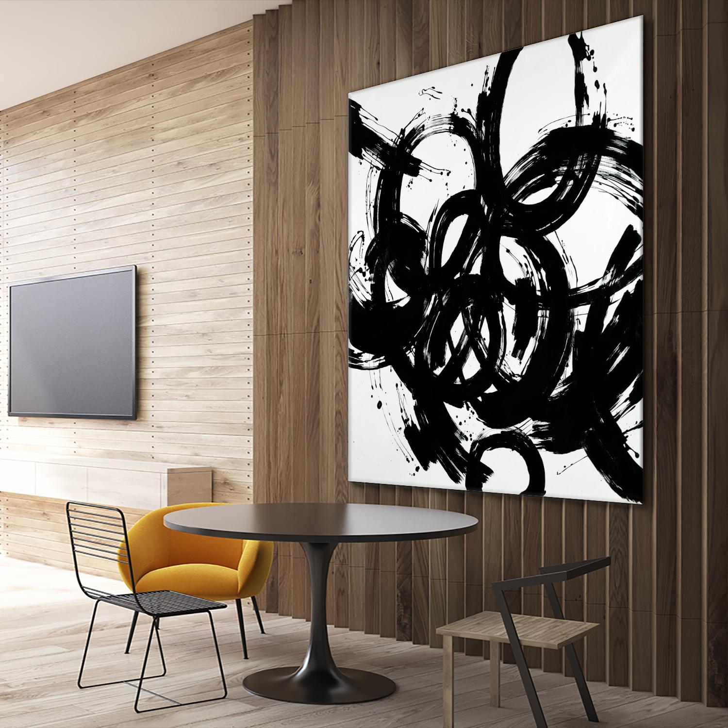 Complex Turns by Daleno Art on GIANT ART - white black&white abstract