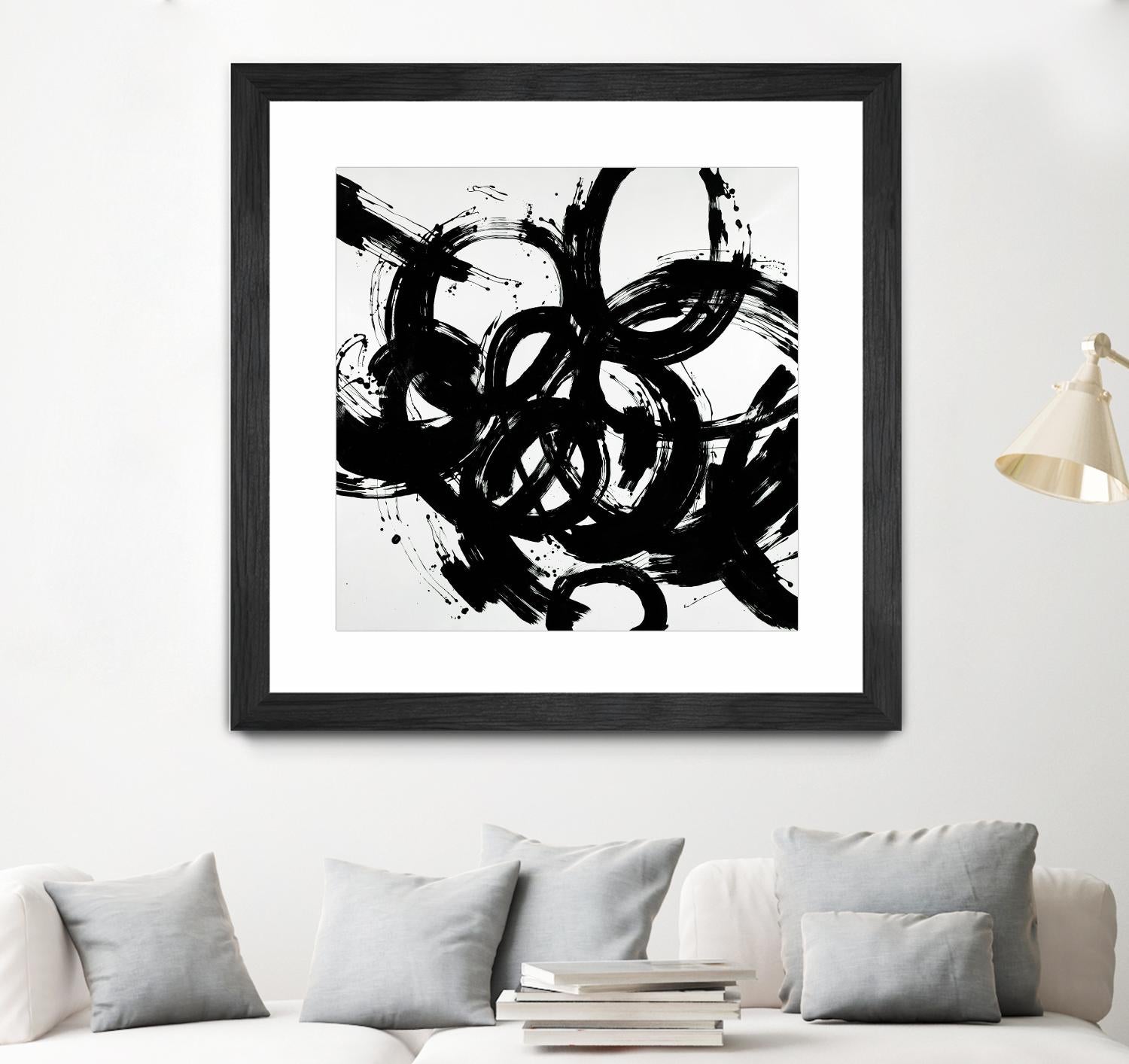 Complex Turns by Daleno Art on GIANT ART - white black&white abstract