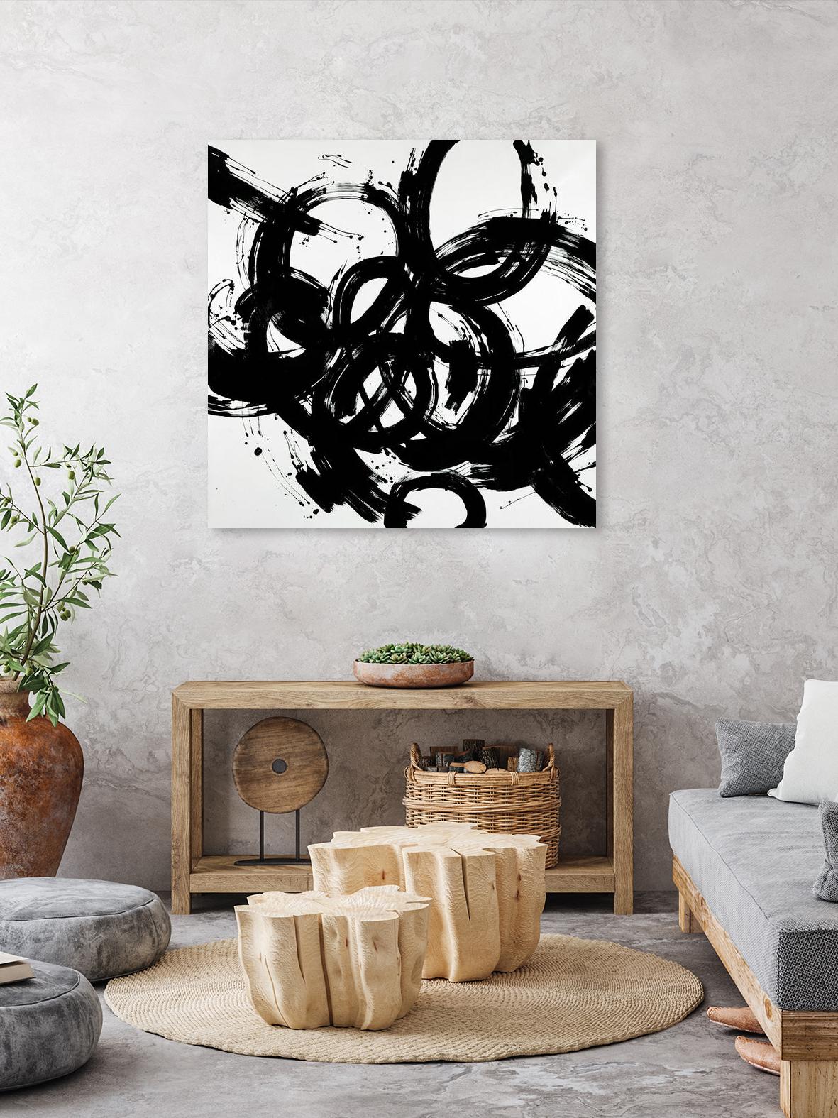 Complex Turns by Daleno Art on GIANT ART - white black&white abstract