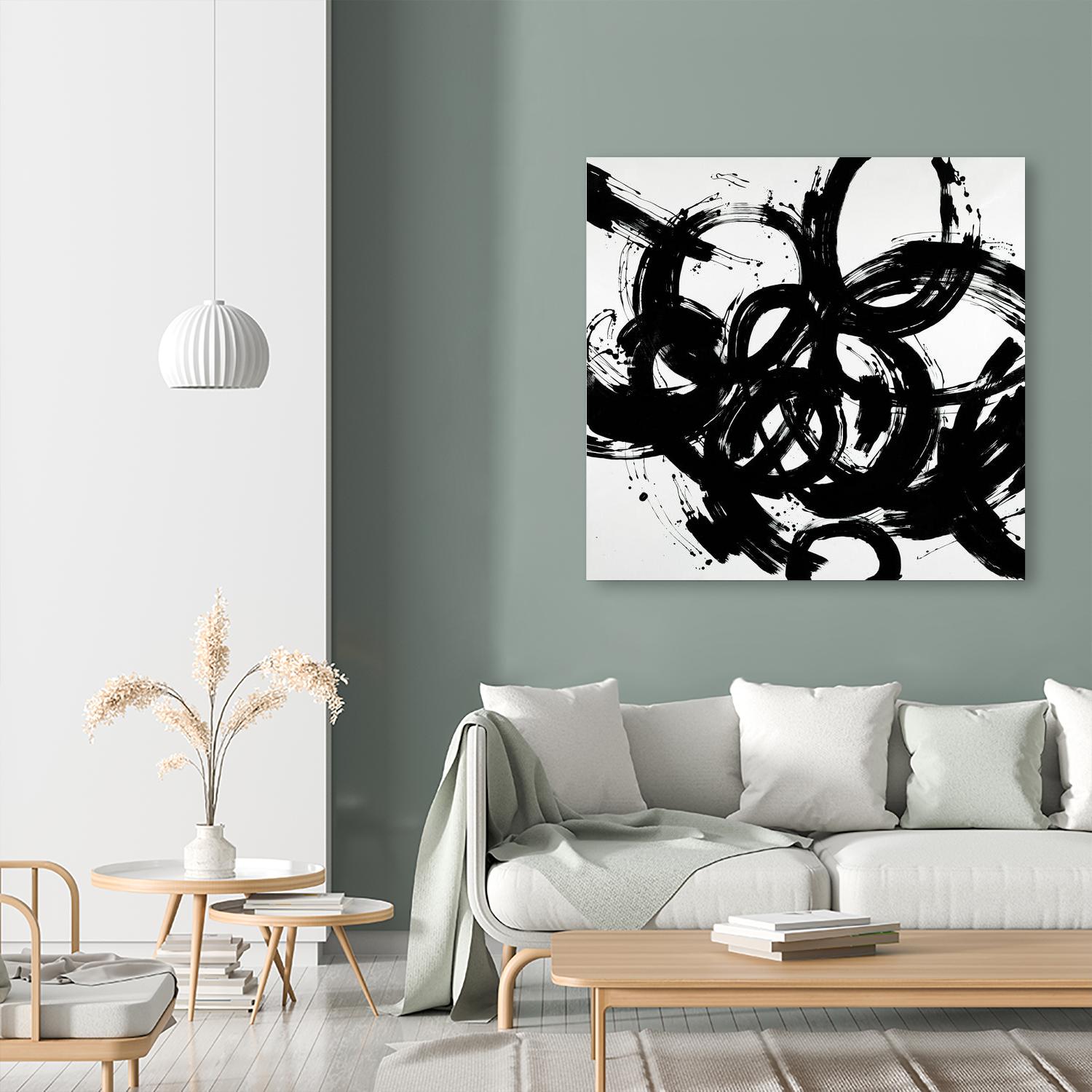 Complex Turns by Daleno Art on GIANT ART - white black&white abstract