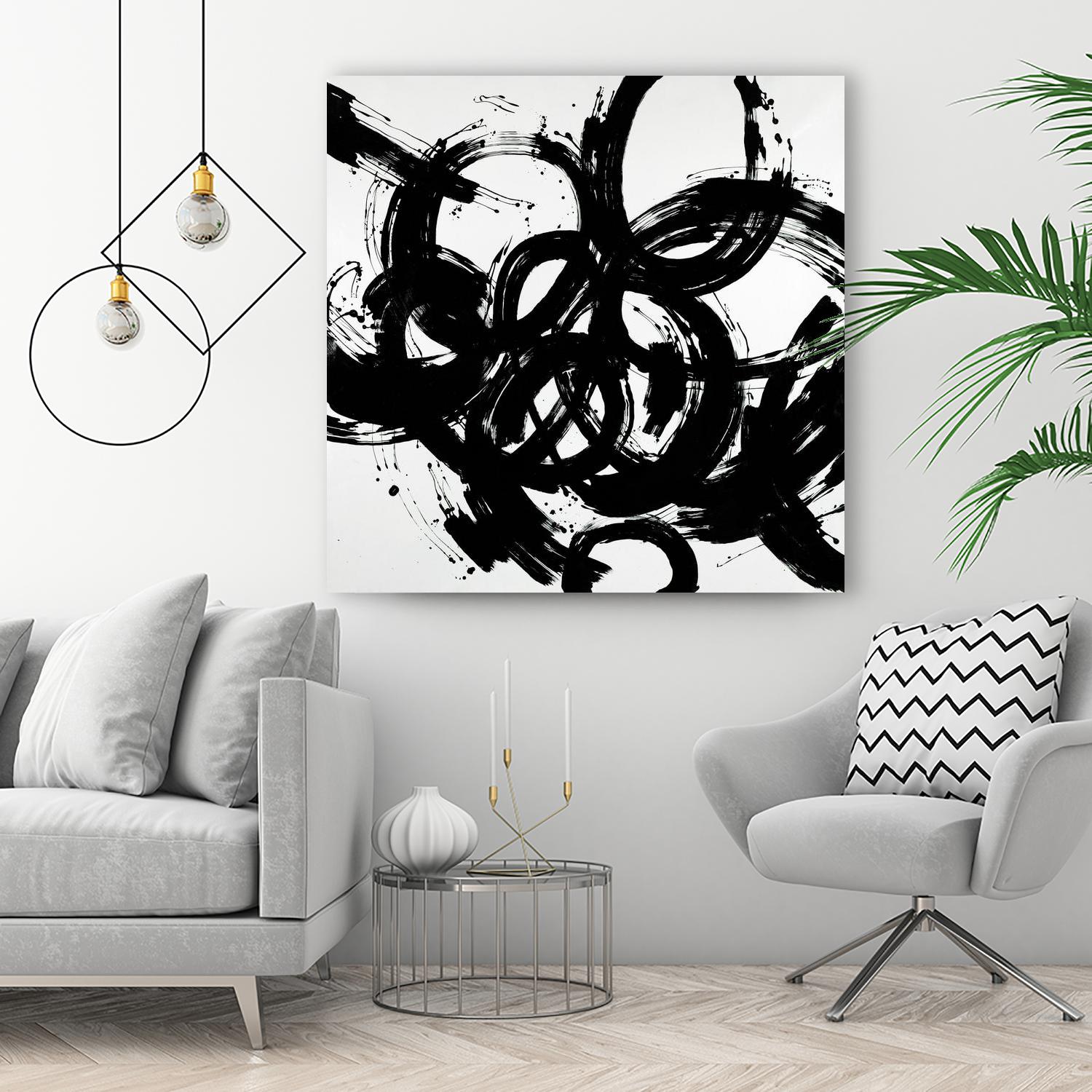 Complex Turns by Daleno Art on GIANT ART - white black&white abstract