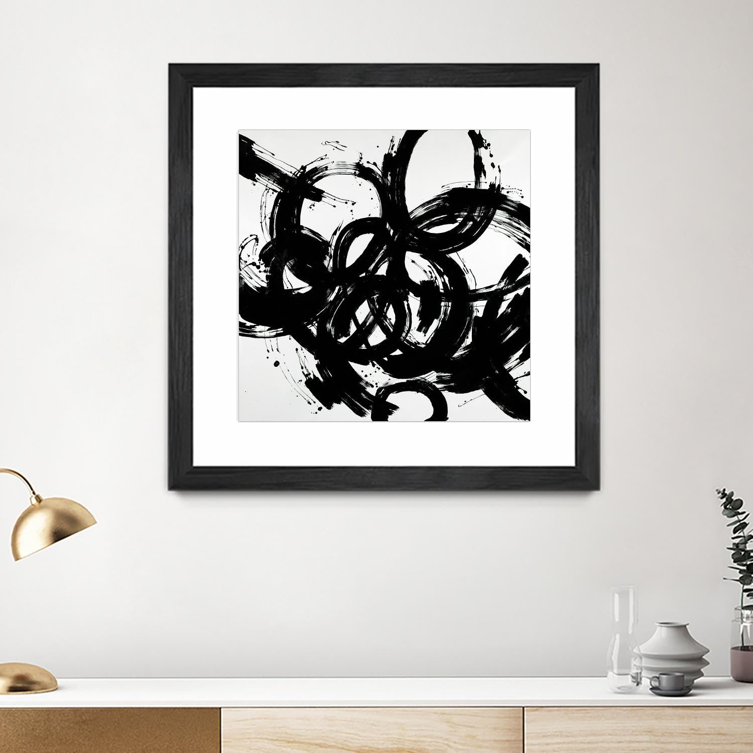 Complex Turns by Daleno Art on GIANT ART - white black&white abstract