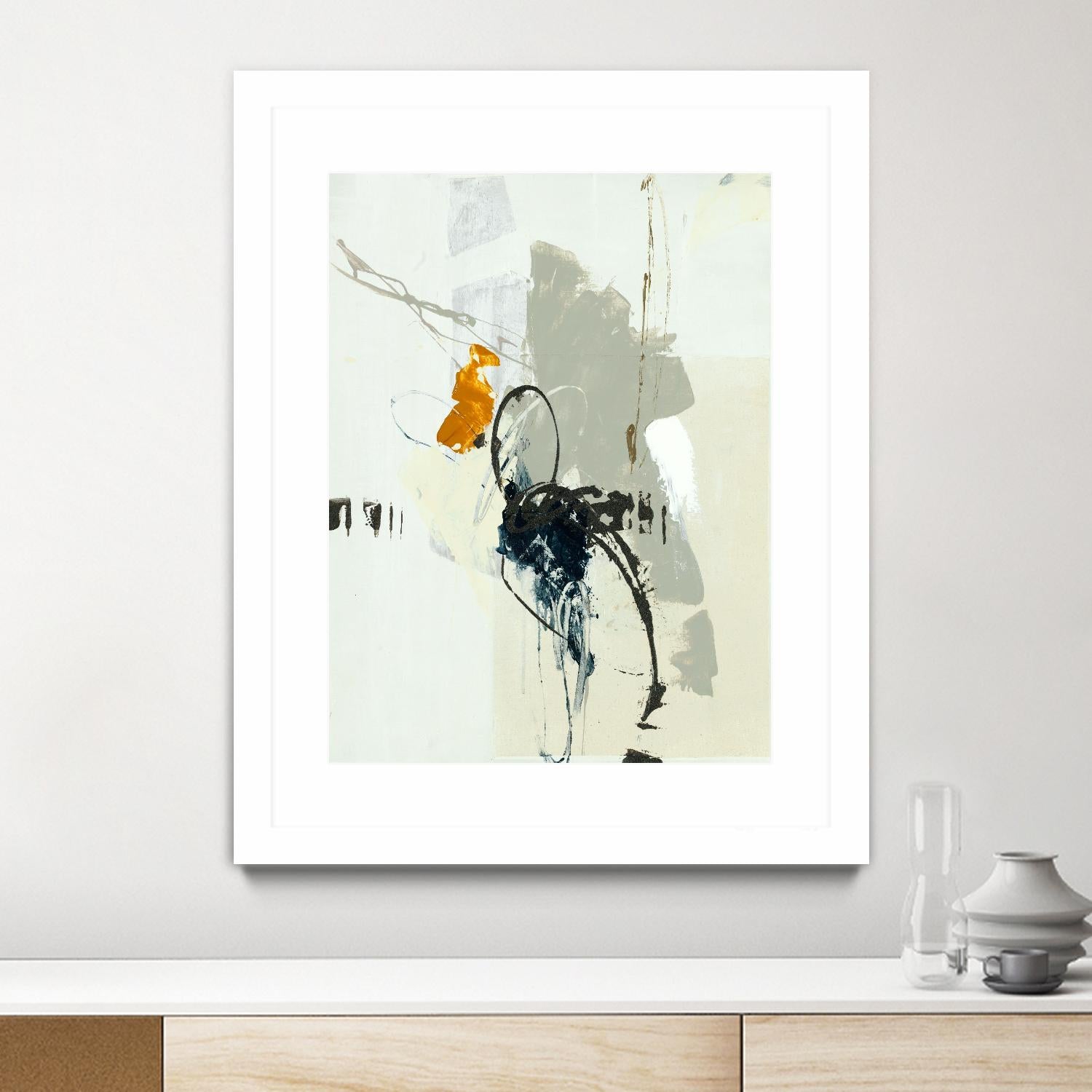 Outburst V by Daleno Art on GIANT ART - orange abstract abstract