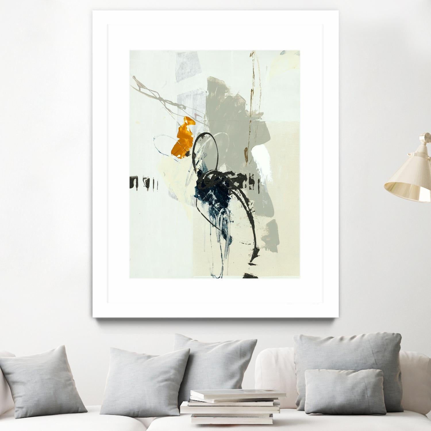 Outburst V by Daleno Art on GIANT ART - orange abstract abstract