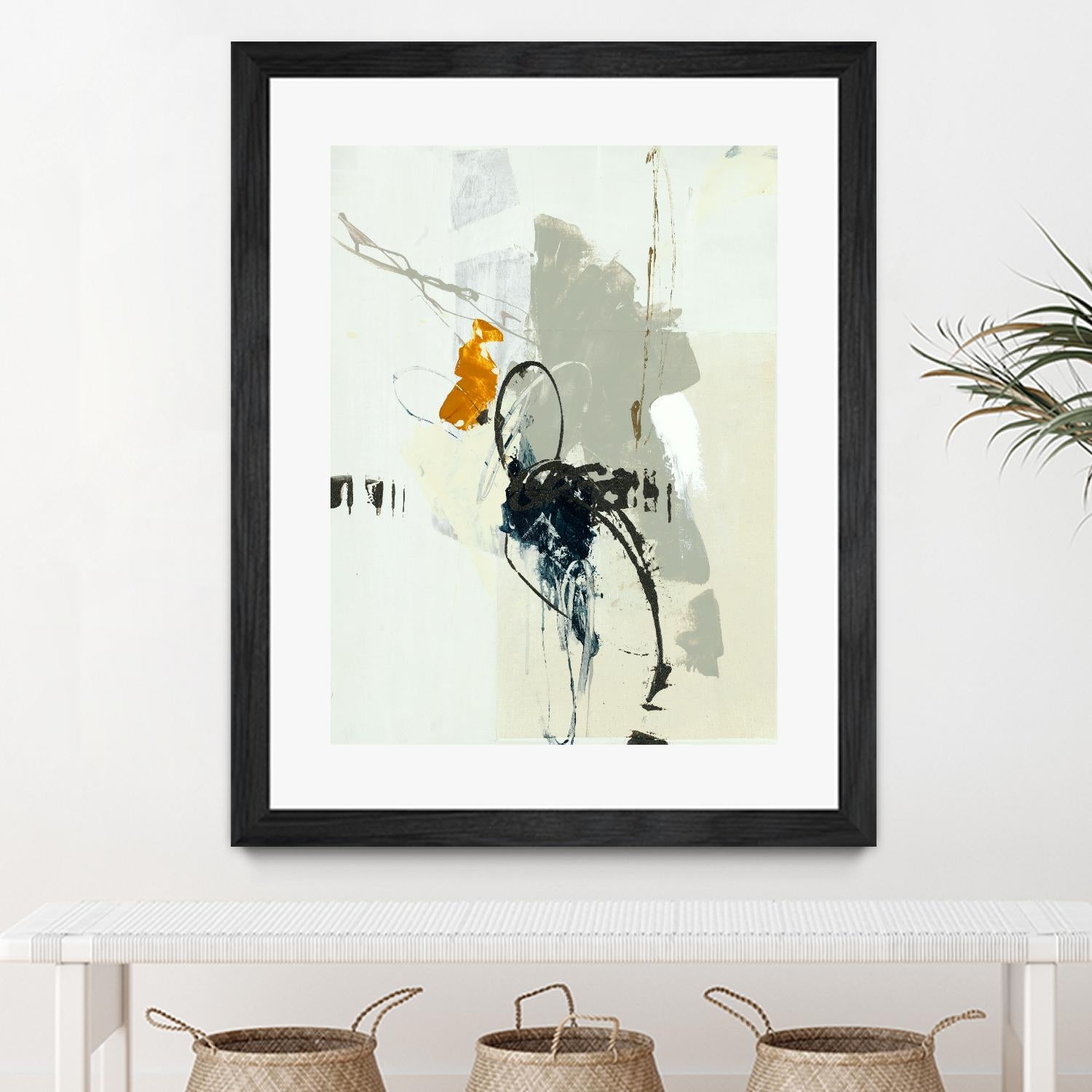 Outburst V by Daleno Art on GIANT ART - orange abstract abstract