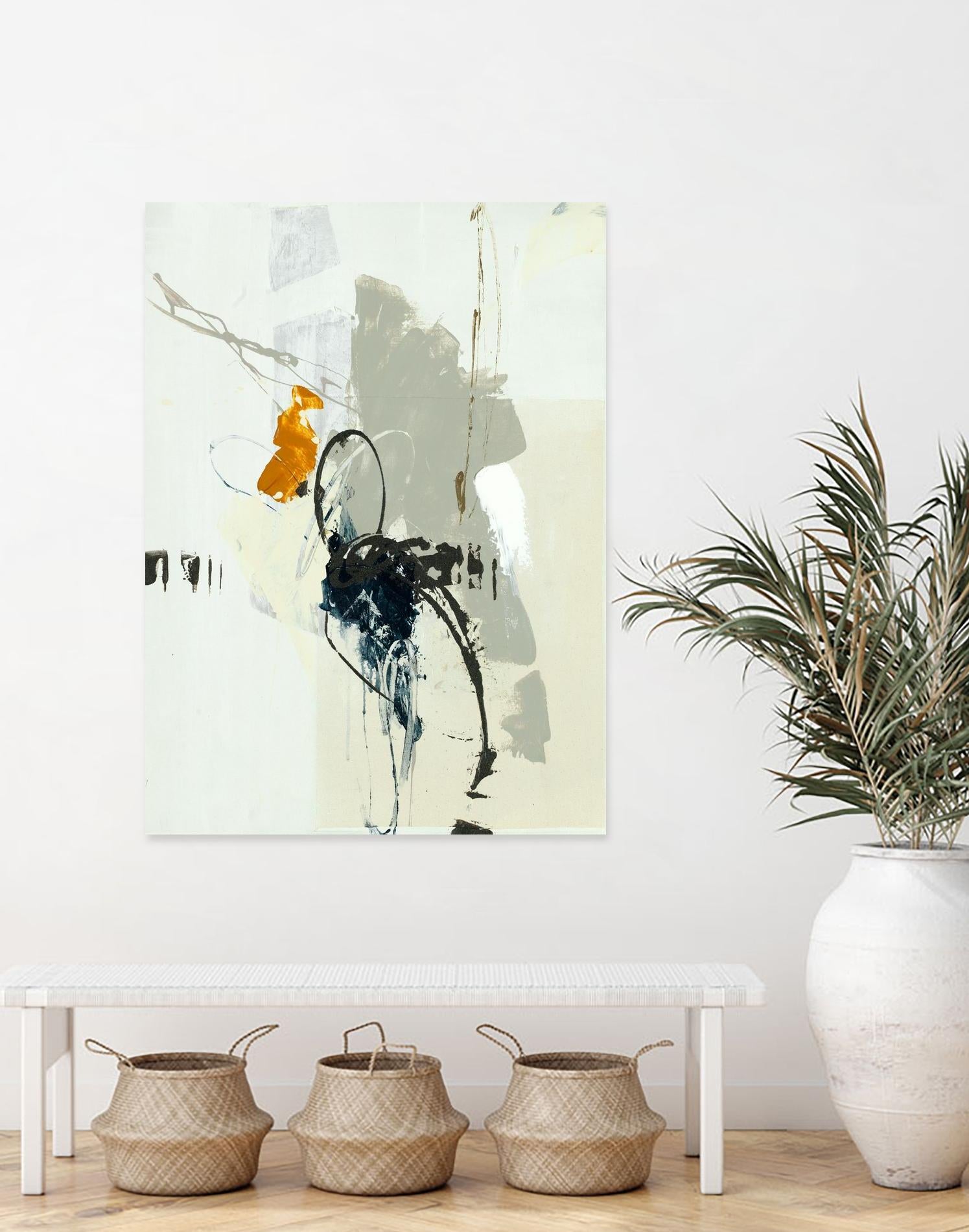 Outburst V by Daleno Art on GIANT ART - orange abstract abstract