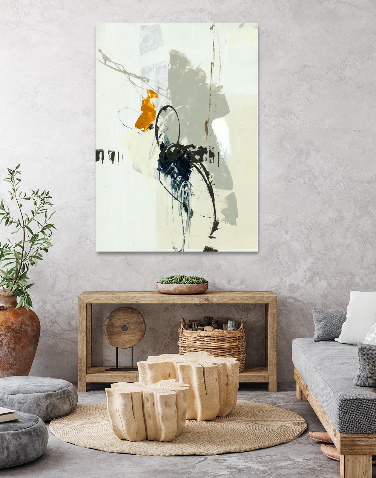 Outburst V by Daleno Art on GIANT ART - orange abstract abstract