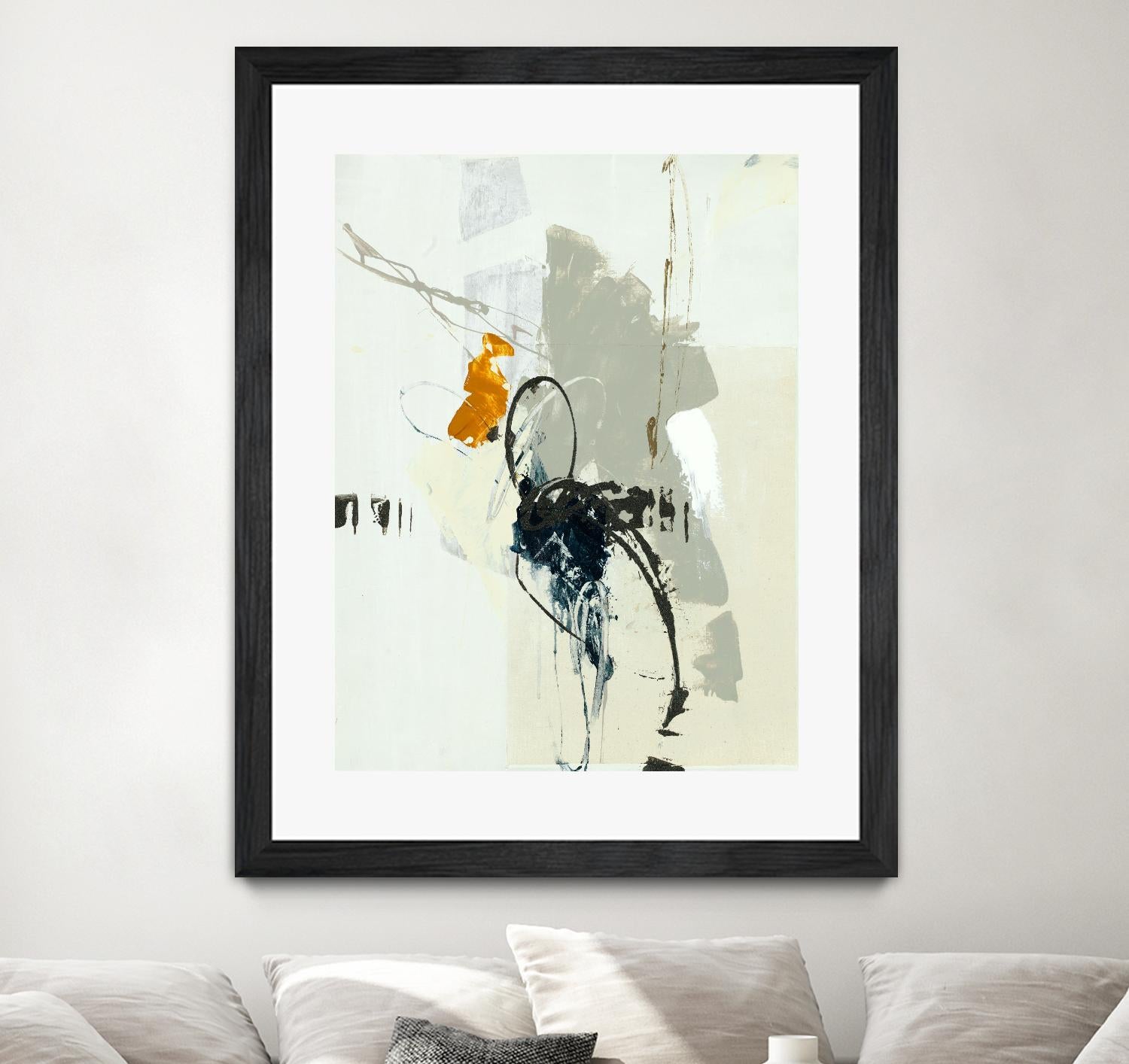 Outburst V by Daleno Art on GIANT ART - orange abstract abstract