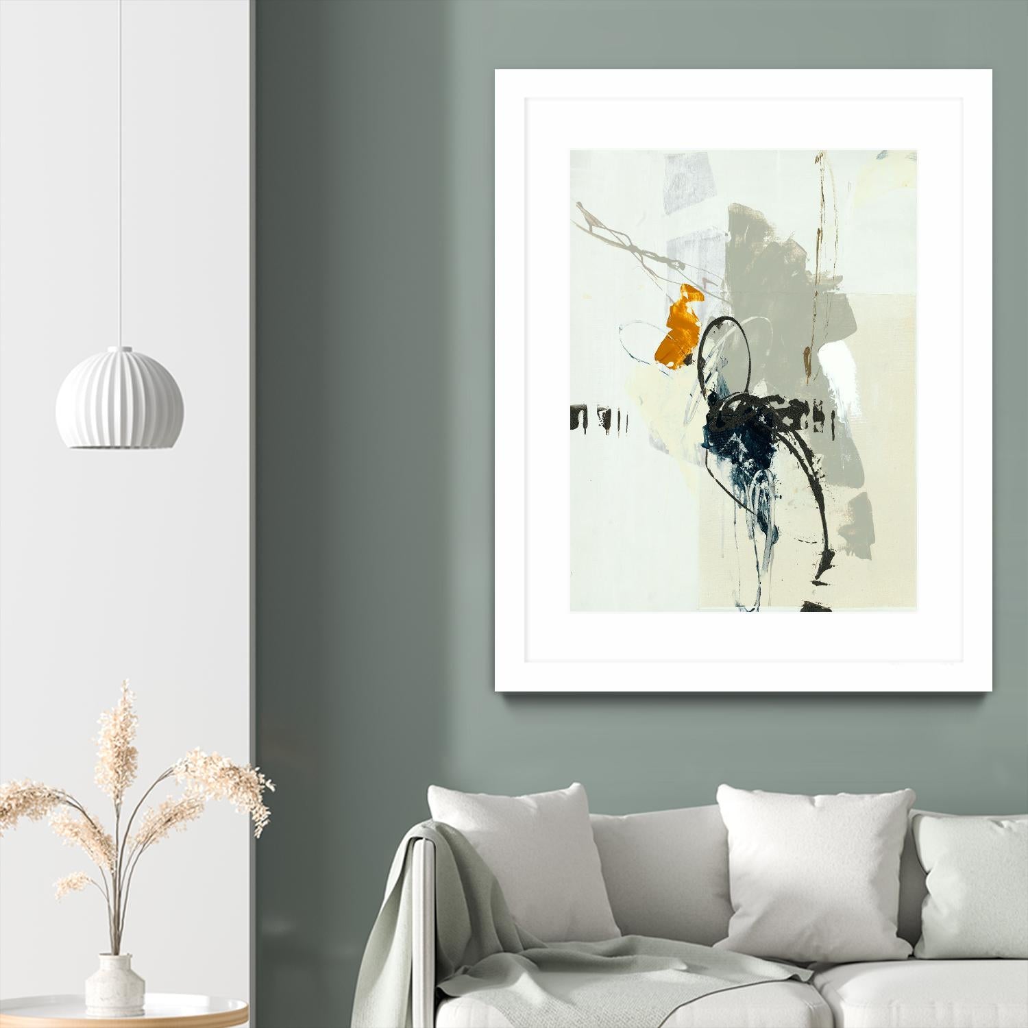 Outburst V by Daleno Art on GIANT ART - orange abstract abstract