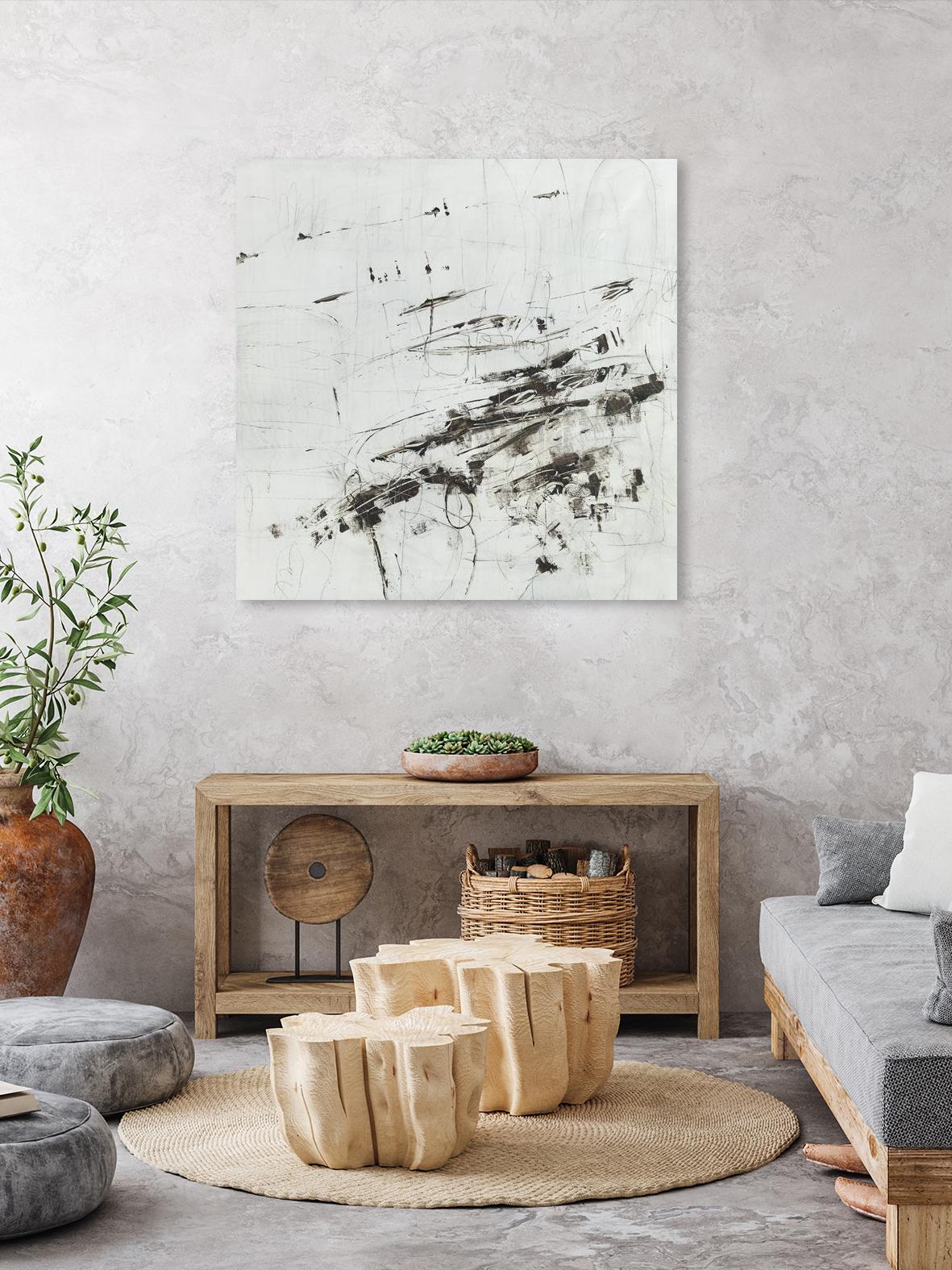 Jet Set by Daleno Art on GIANT ART - white abstract