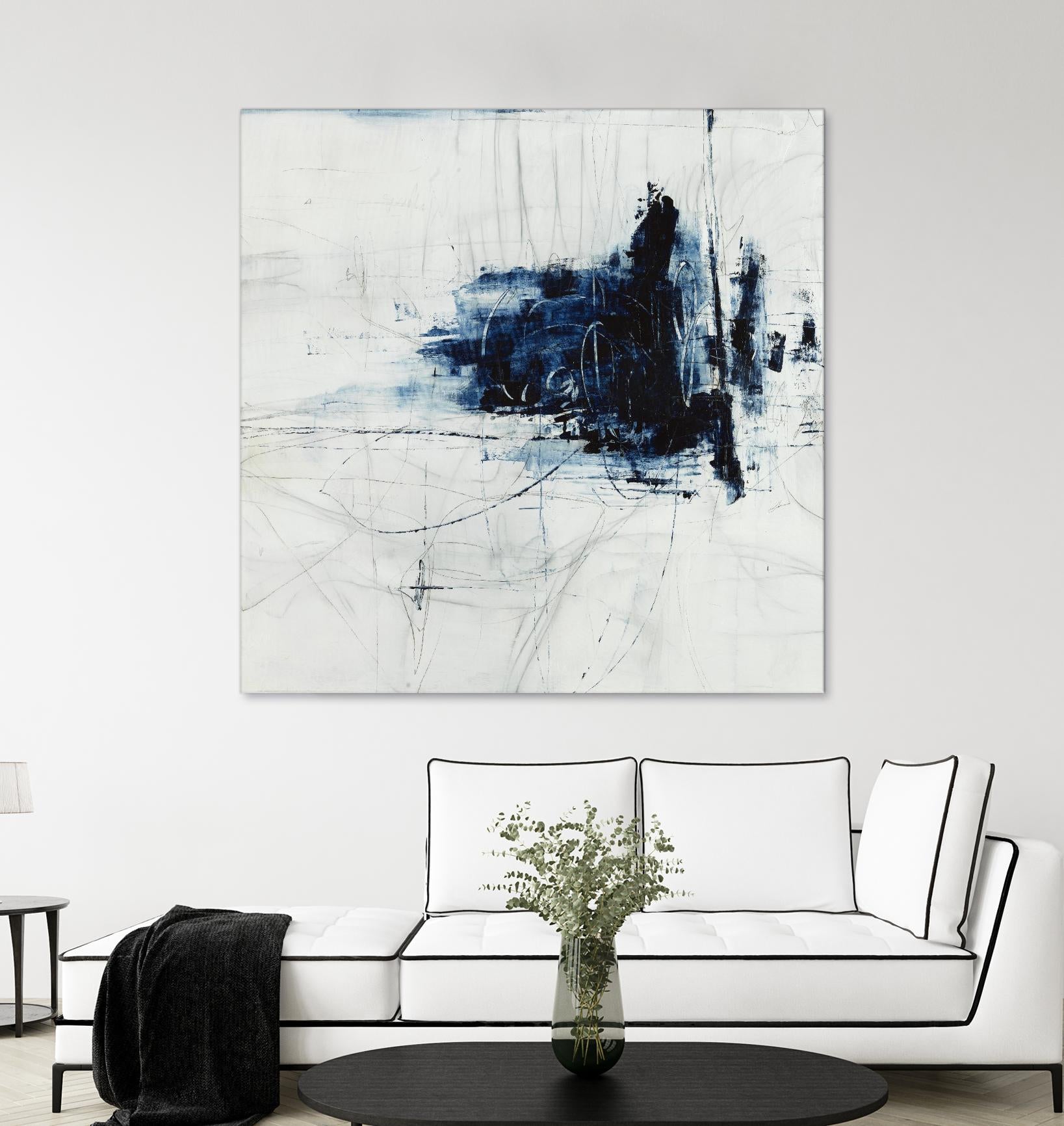 Superior by Daleno Art on GIANT ART - blue abstract abstrait