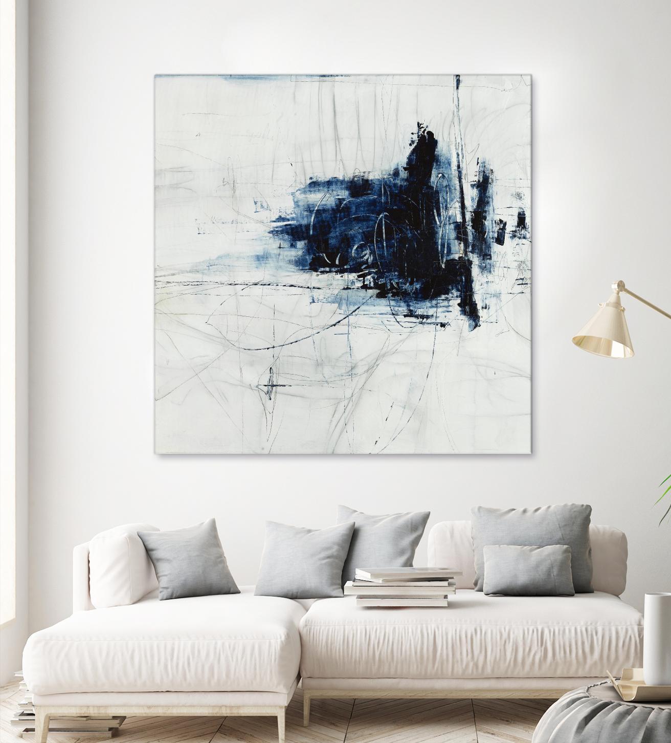Superior by Daleno Art on GIANT ART - blue abstract abstrait