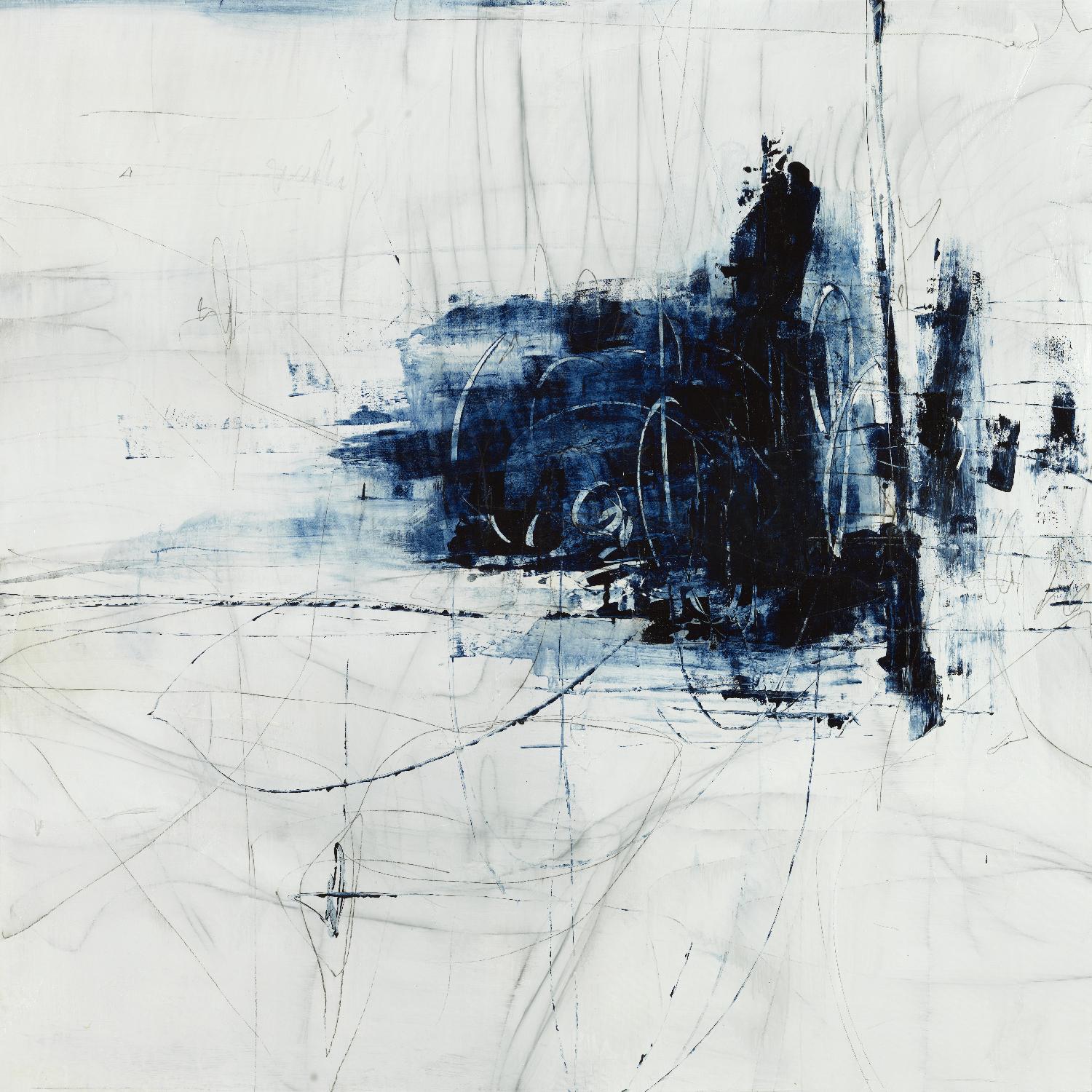 Superior by Daleno Art on GIANT ART - blue abstract abstrait