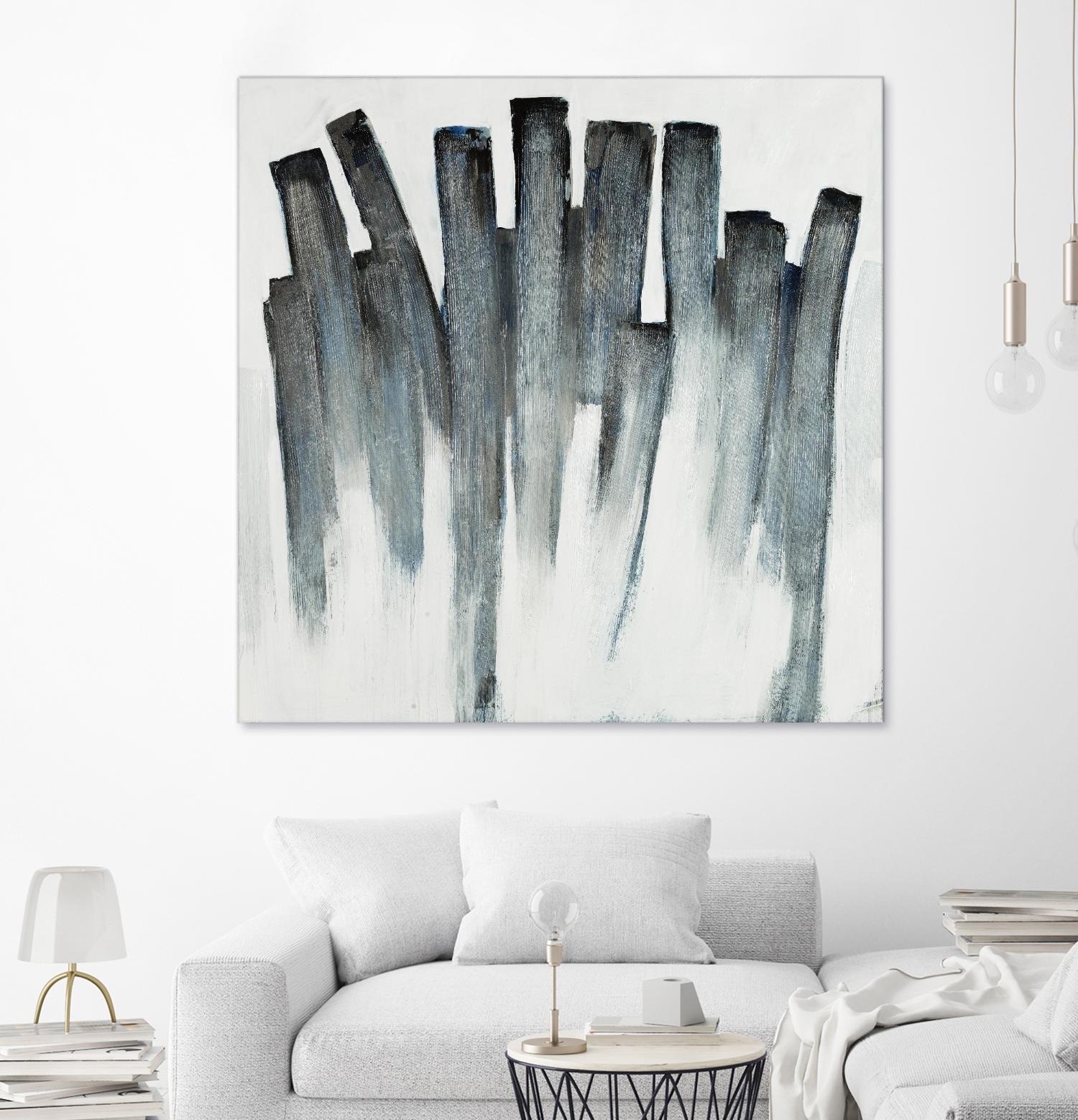 Graphite Spirits by Daleno Art on GIANT ART - blue abstract abstrait