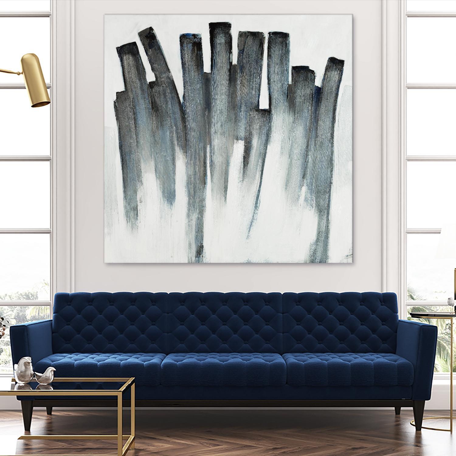 Graphite Spirits by Daleno Art on GIANT ART - blue abstract abstrait
