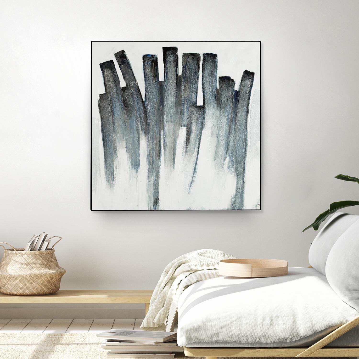 Graphite Spirits by Daleno Art on GIANT ART - blue abstract abstrait