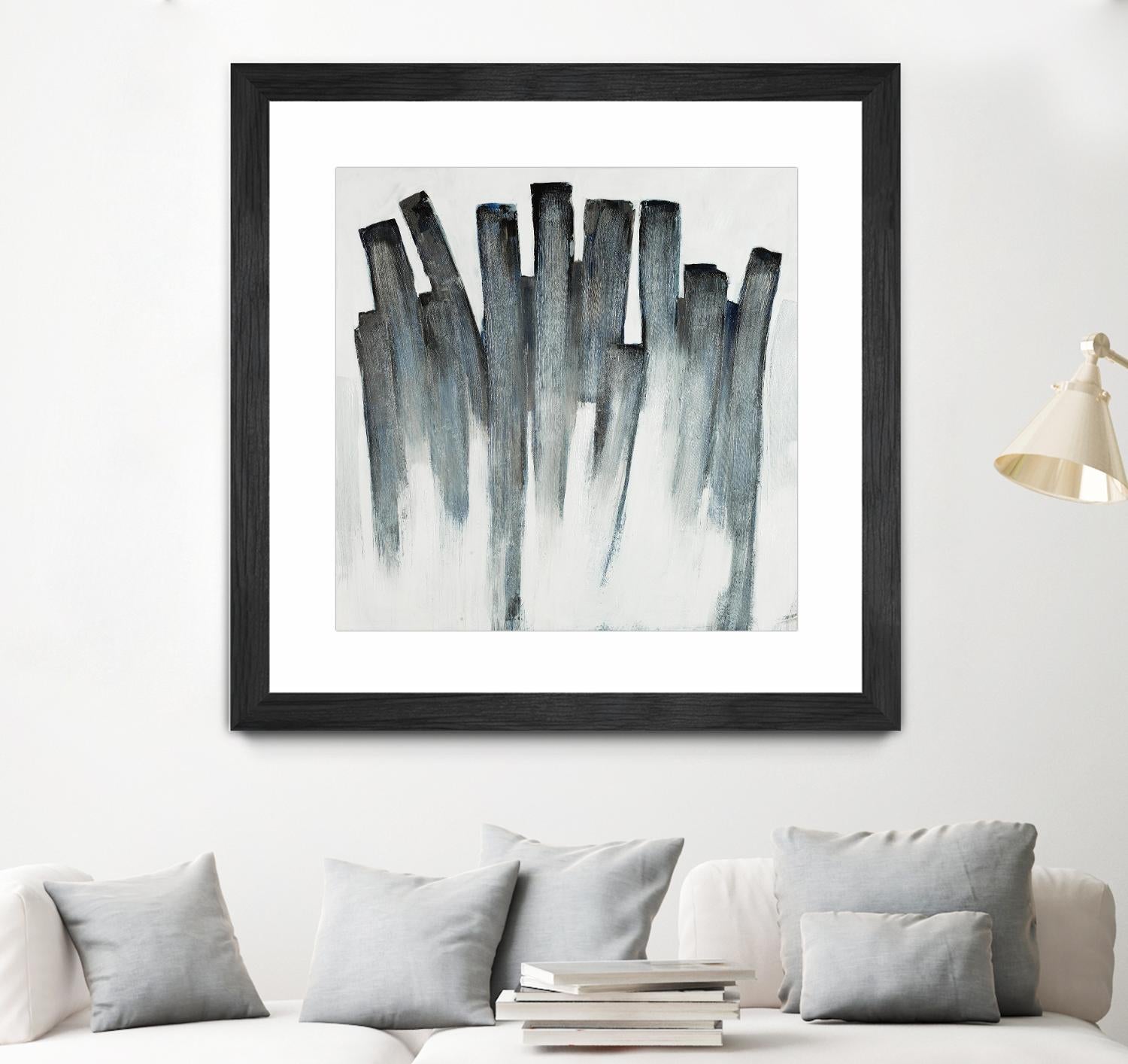 Graphite Spirits by Daleno Art on GIANT ART - blue abstract abstrait