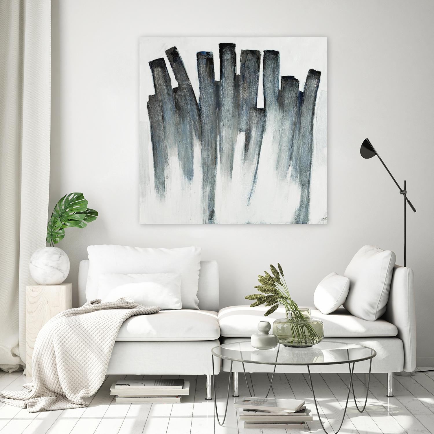 Graphite Spirits by Daleno Art on GIANT ART - blue abstract abstrait