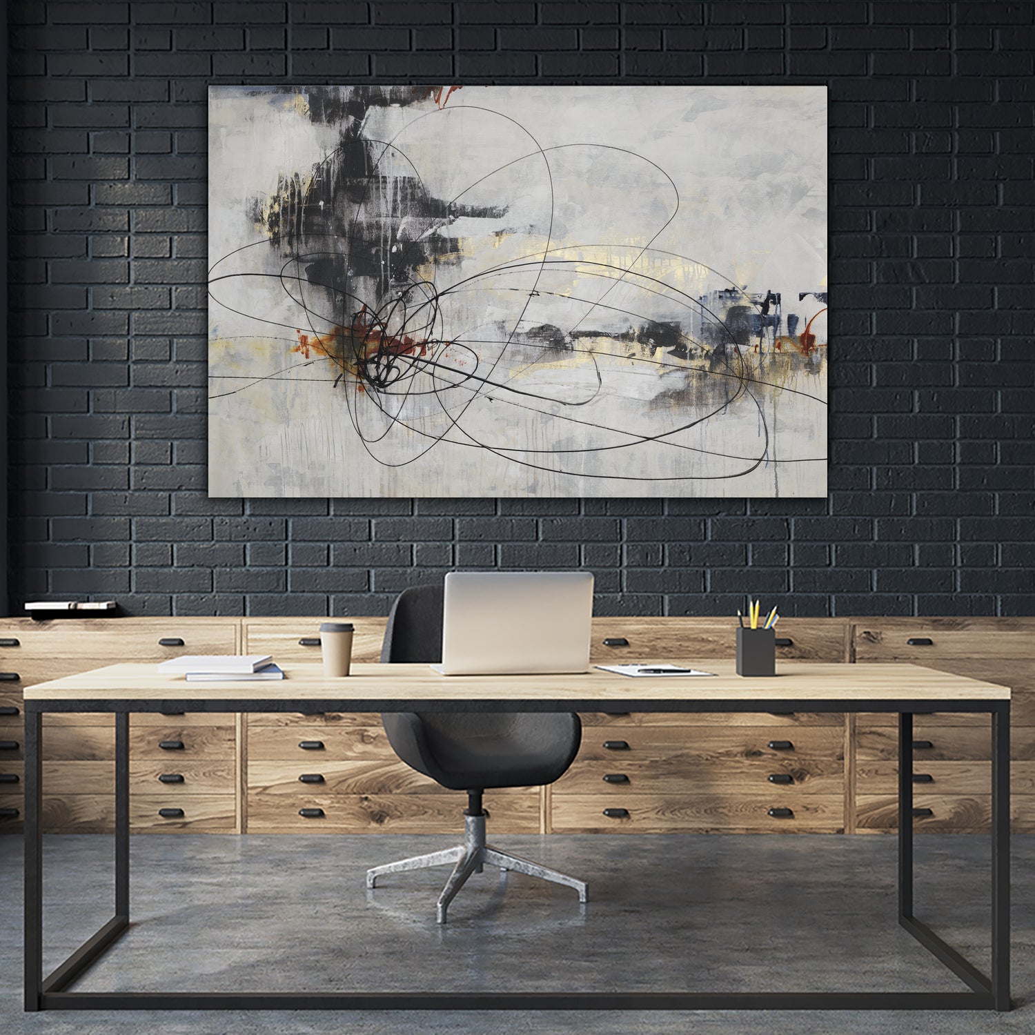 Mess With the Mind I by Daleno Art on GIANT ART -  abstract