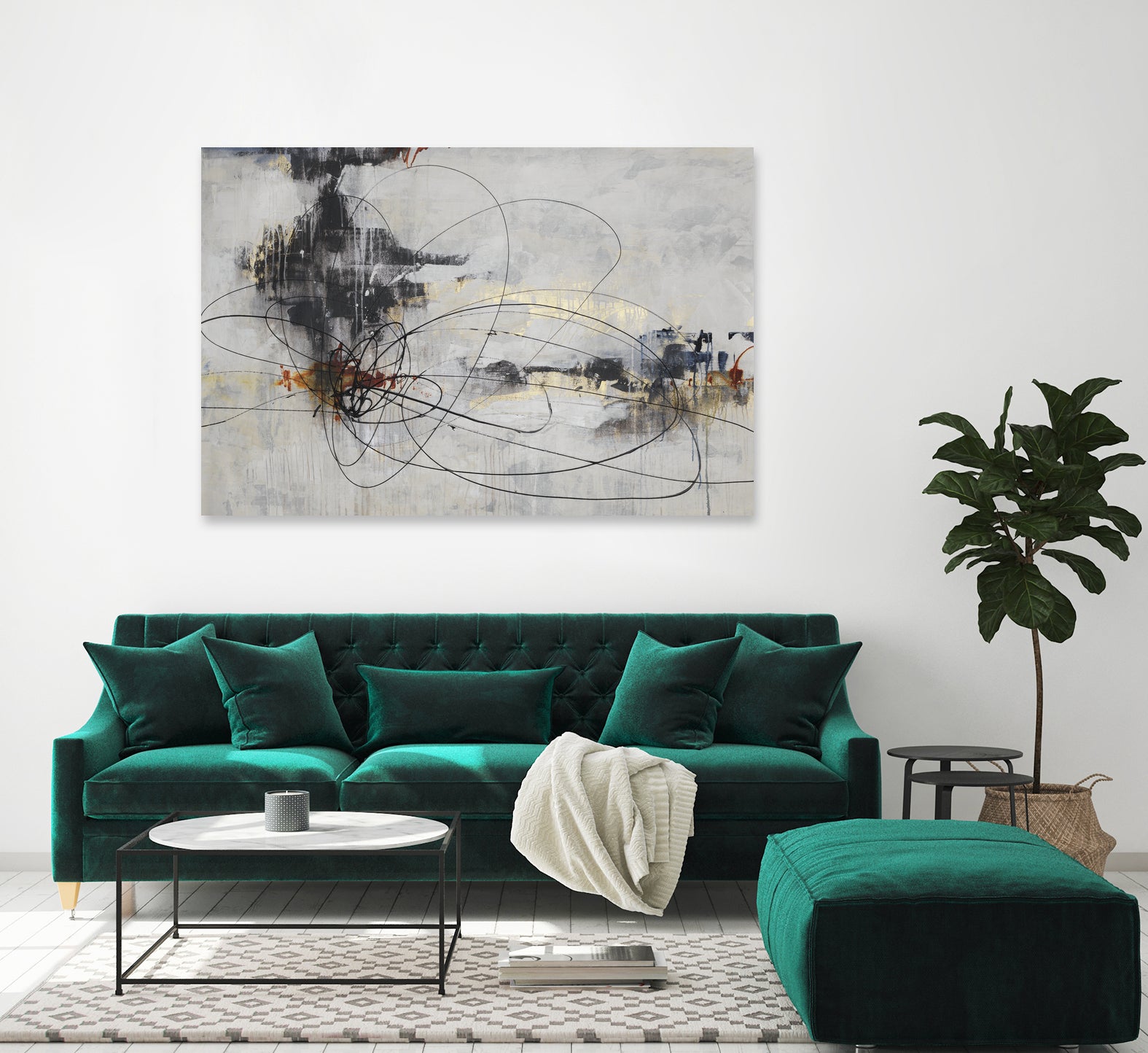 Mess With the Mind I by Daleno Art on GIANT ART -  abstract