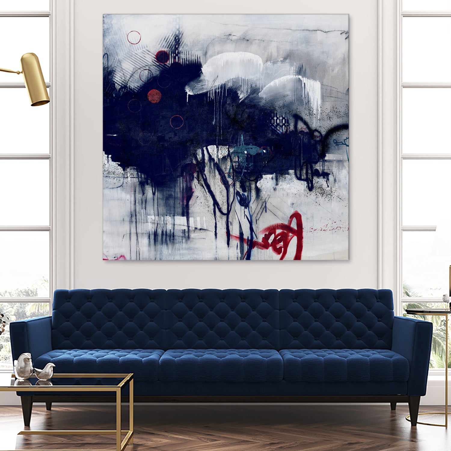 Heavy Clouds by Daleno Art on GIANT ART - black abstract