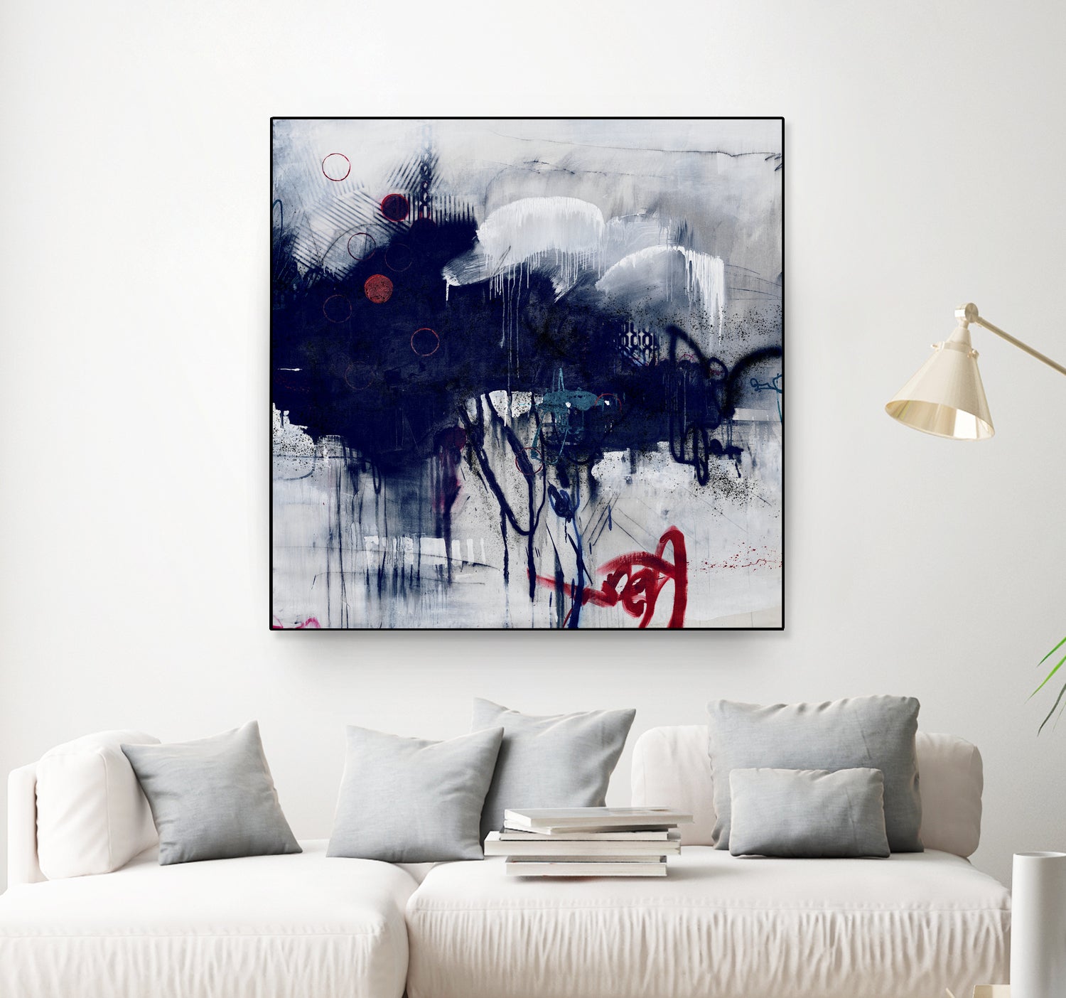 Heavy Clouds by Daleno Art on GIANT ART - black abstract