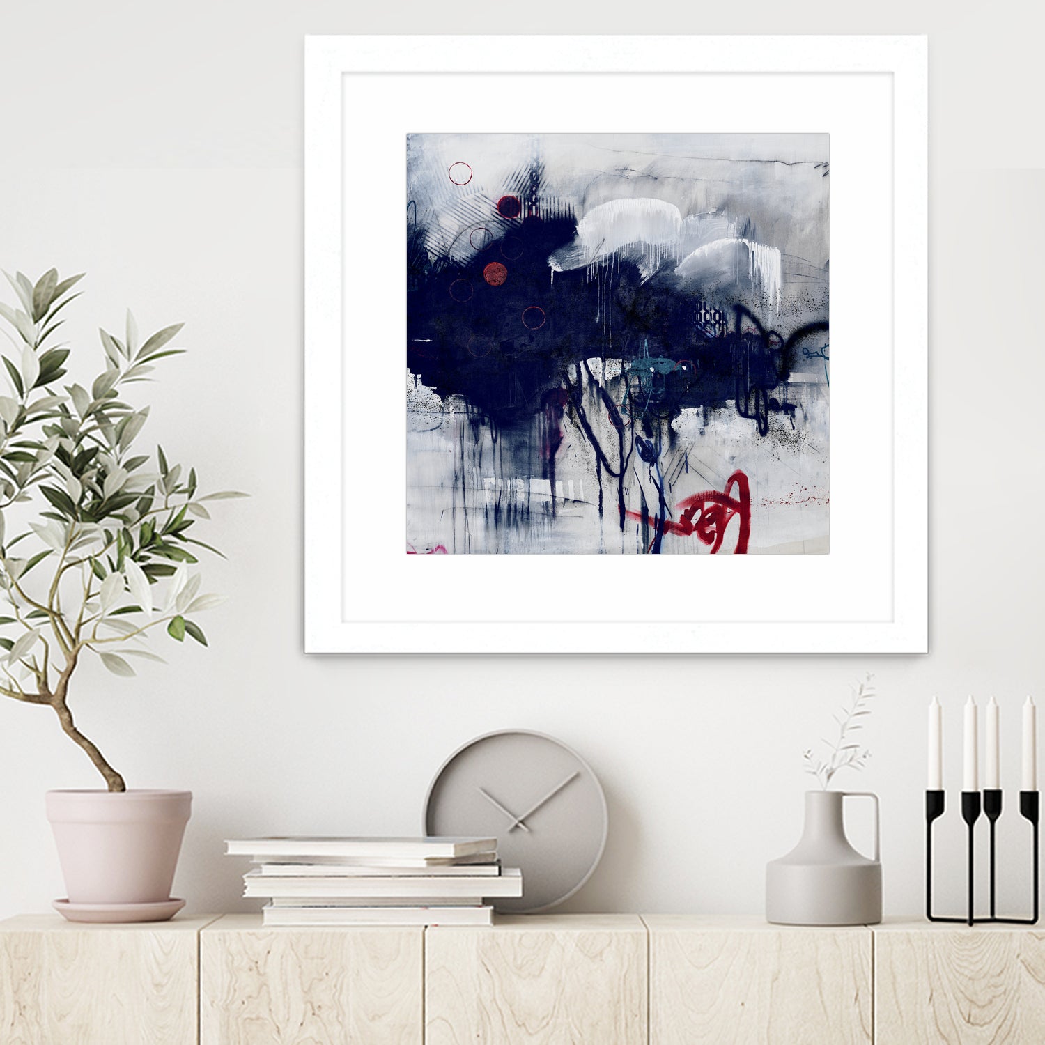 Heavy Clouds by Daleno Art on GIANT ART - black abstract