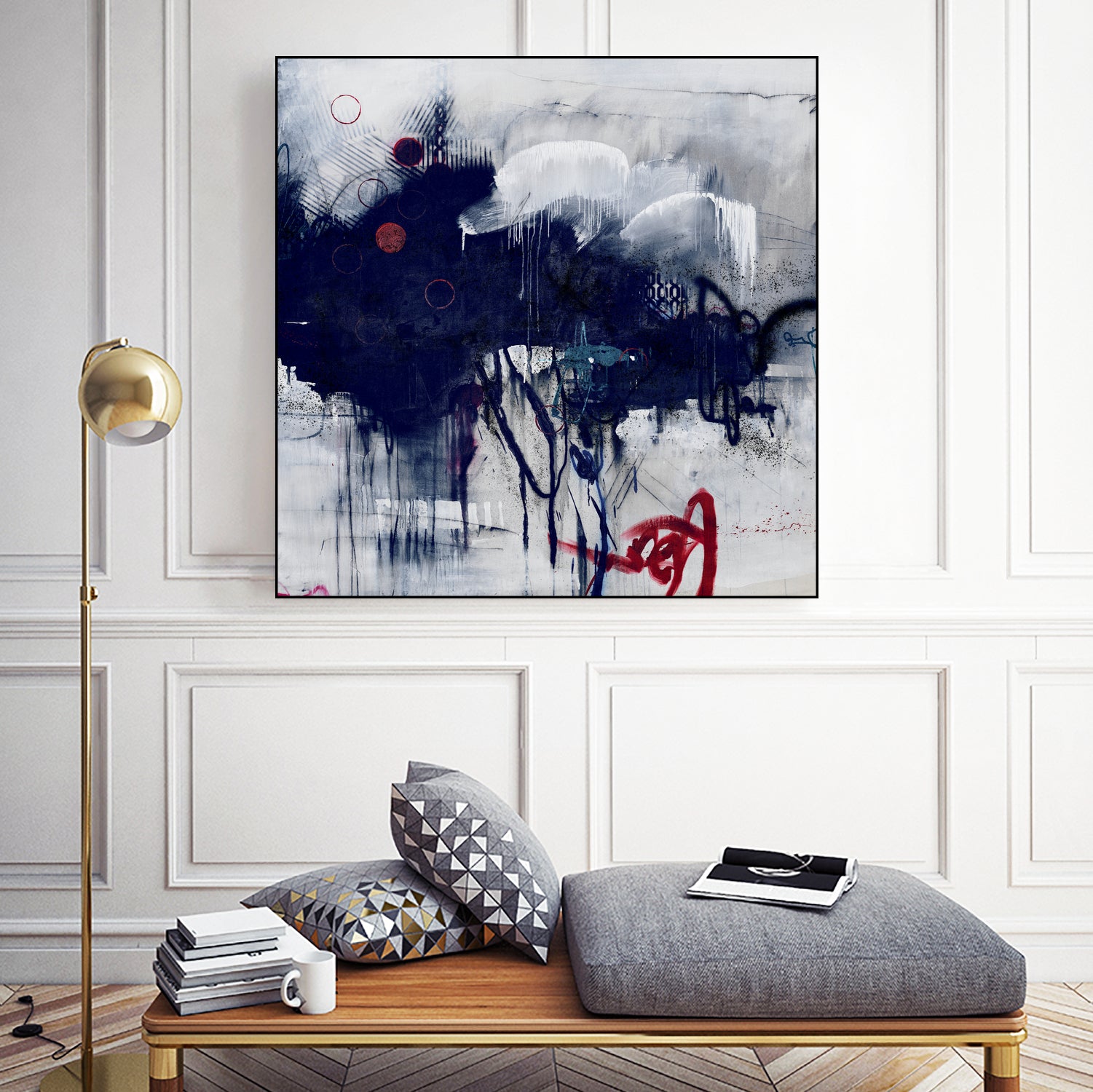 Heavy Clouds by Daleno Art on GIANT ART - black abstract