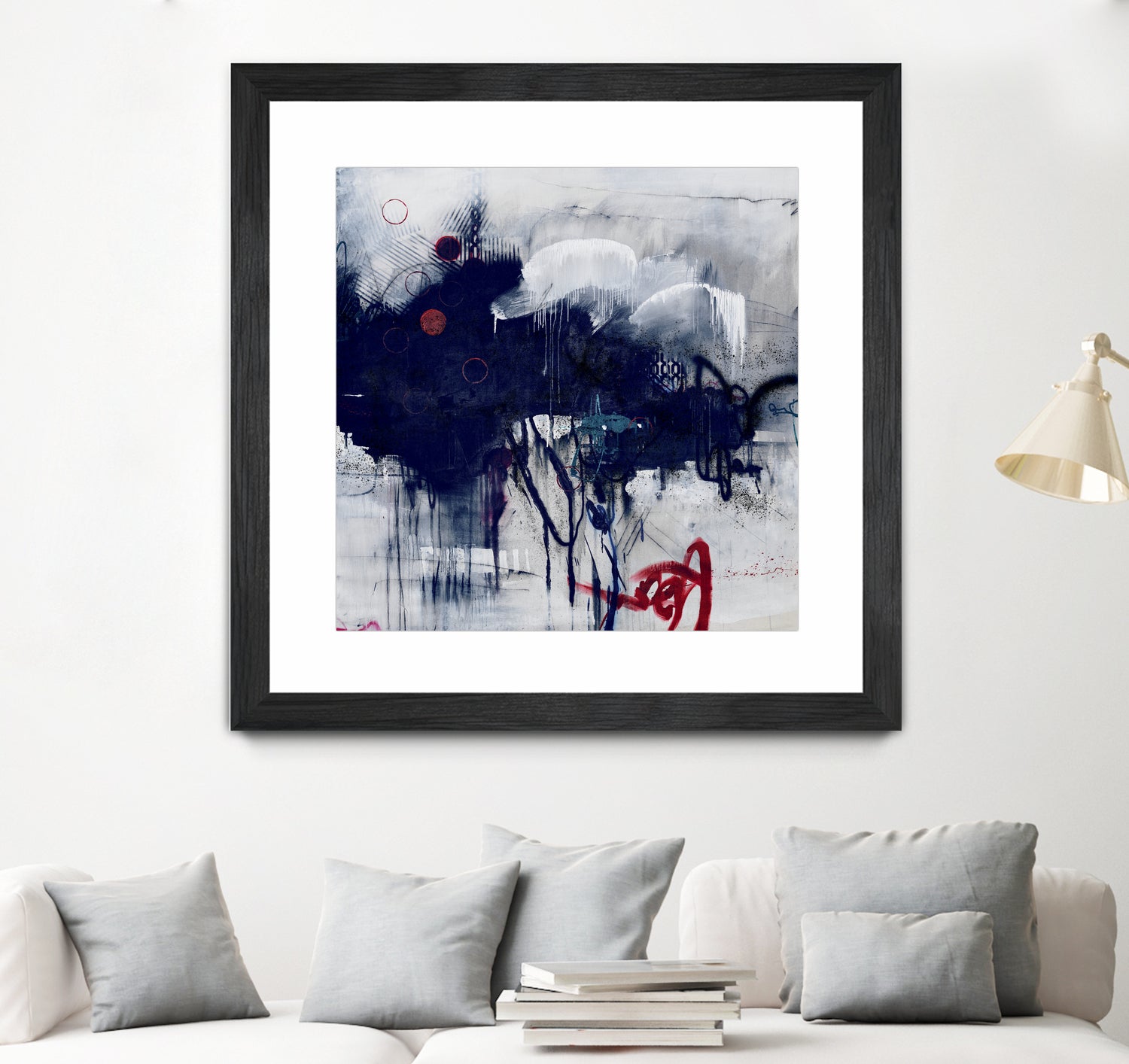 Heavy Clouds by Daleno Art on GIANT ART - black abstract