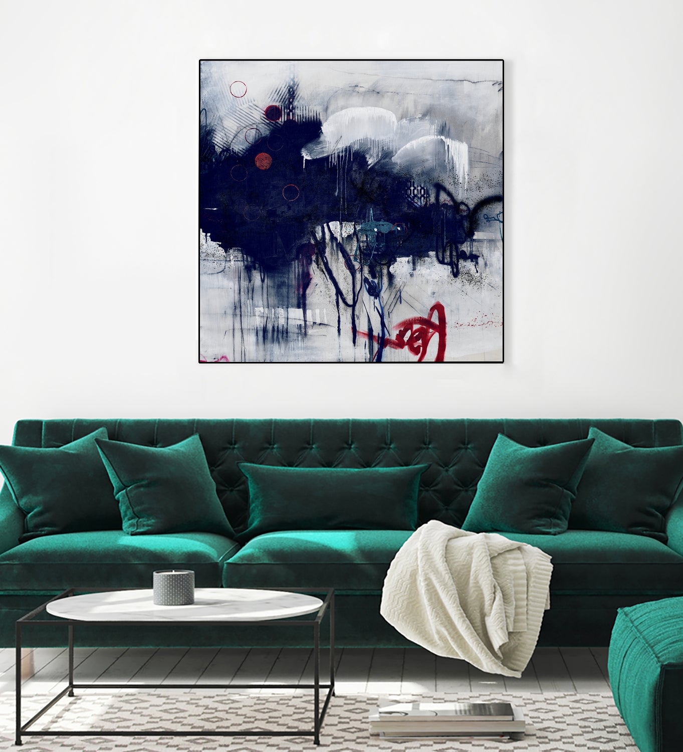Heavy Clouds by Daleno Art on GIANT ART - black abstract