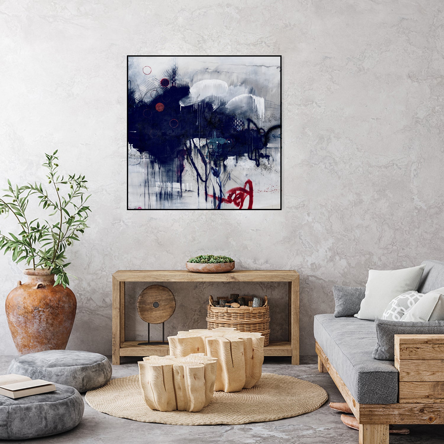 Heavy Clouds by Daleno Art on GIANT ART - black abstract