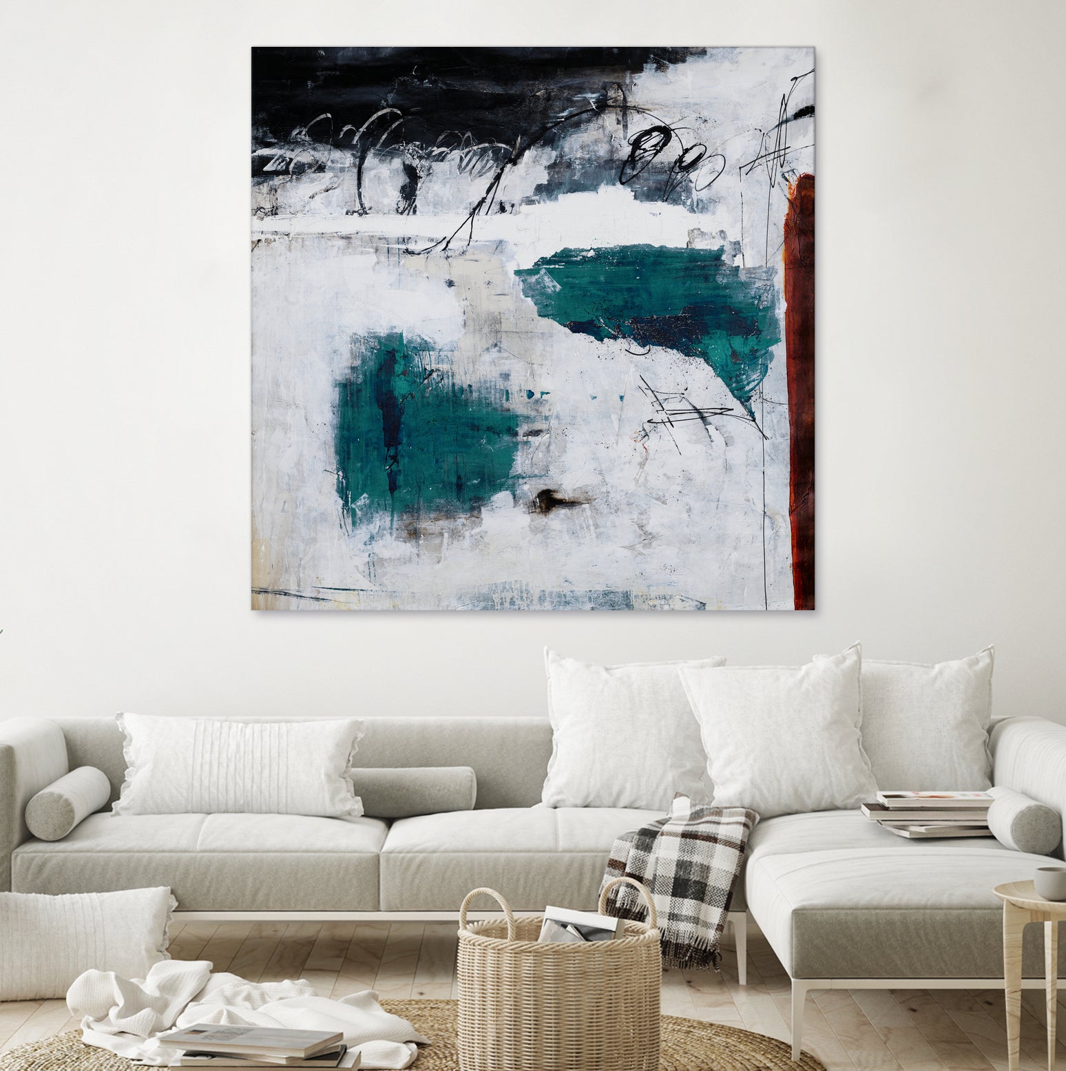 Hasty Choice by Daleno Art on GIANT ART - blue abstract
