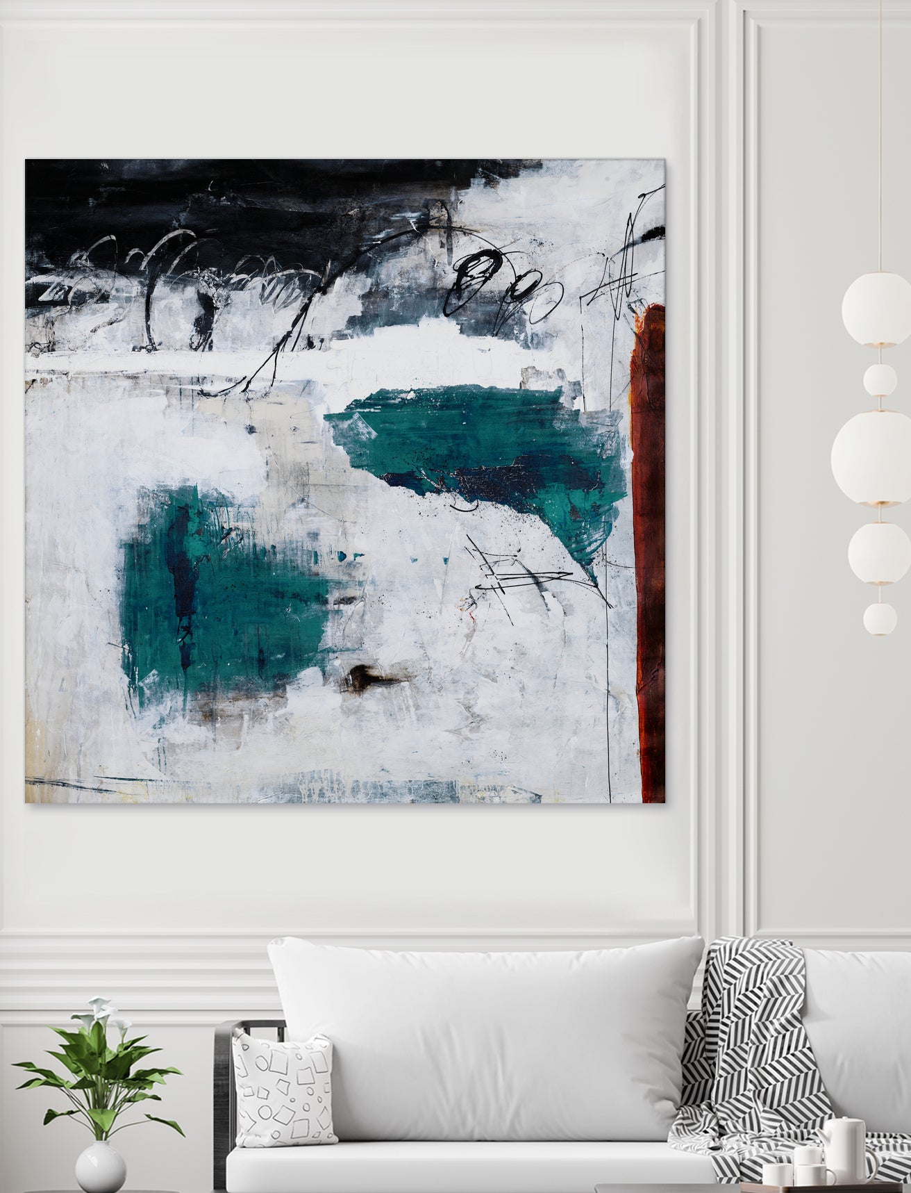 Hasty Choice by Daleno Art on GIANT ART - blue abstract