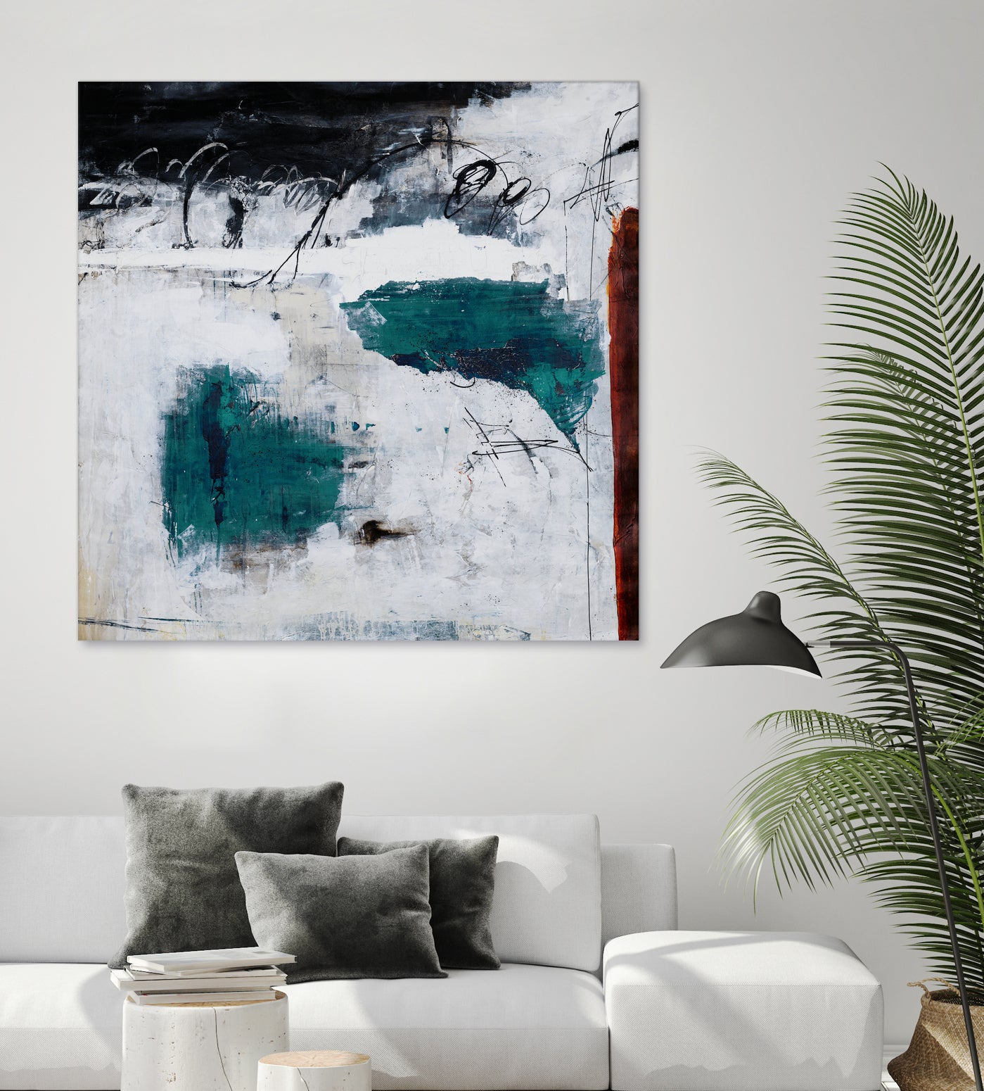 Hasty Choice by Daleno Art on GIANT ART - blue abstract