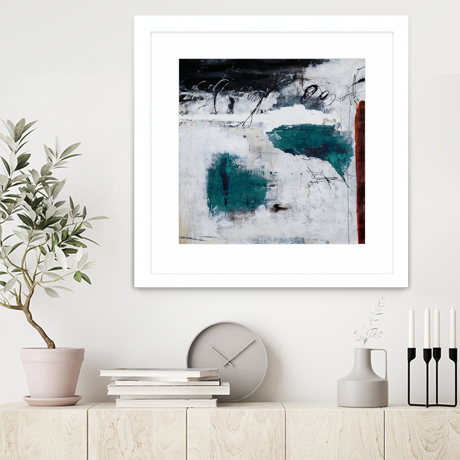 Hasty Choice by Daleno Art on GIANT ART - blue abstract