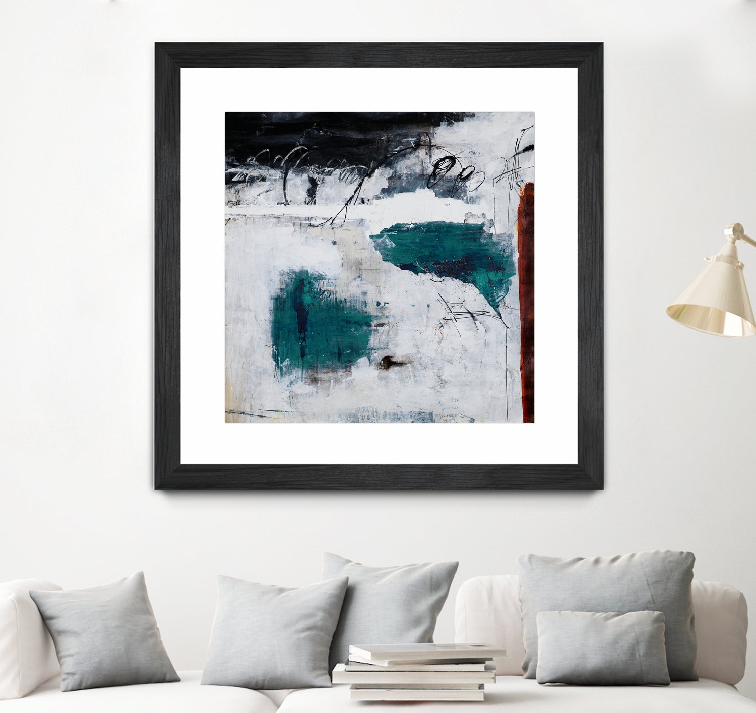 Hasty Choice by Daleno Art on GIANT ART - blue abstract