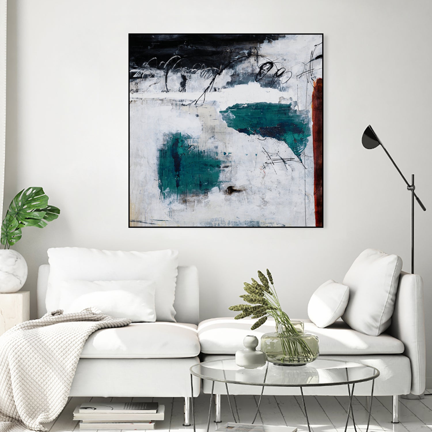 Hasty Choice by Daleno Art on GIANT ART - blue abstract