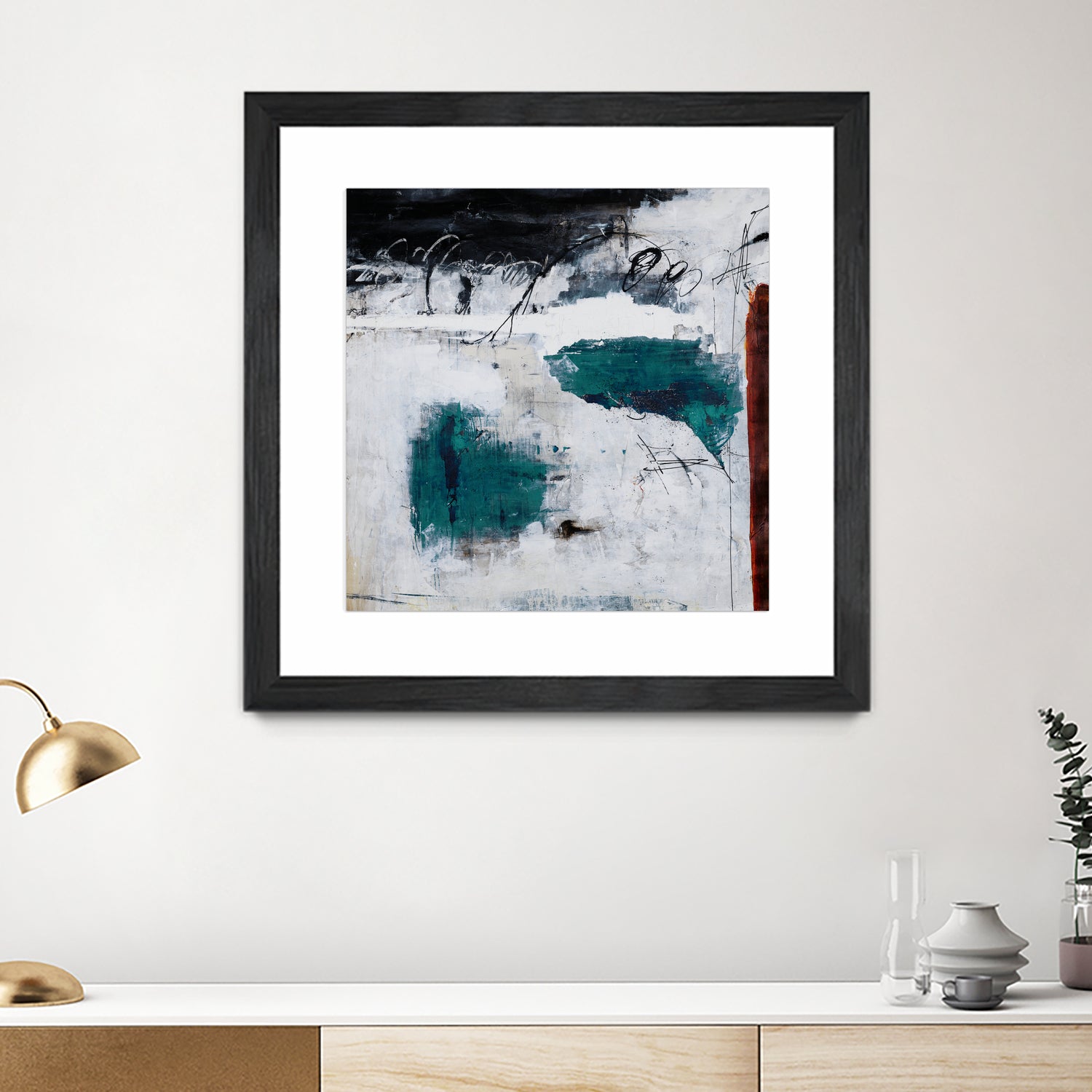 Hasty Choice by Daleno Art on GIANT ART - blue abstract