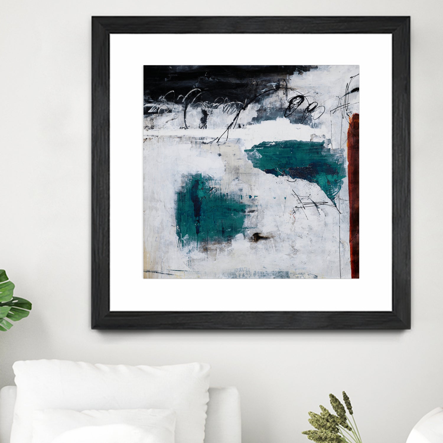 Hasty Choice by Daleno Art on GIANT ART - blue abstract