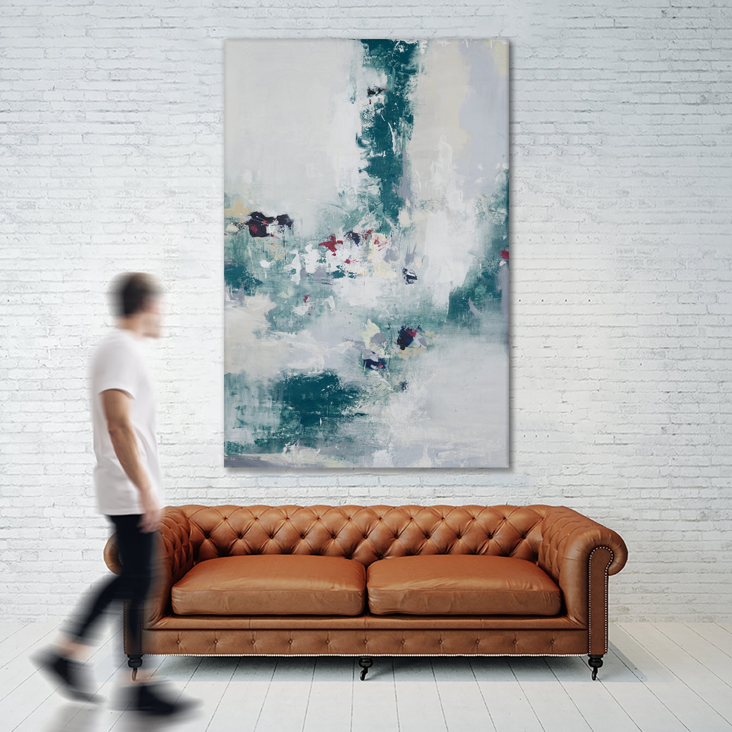 Awakened By A Dream I by Daleno Art on GIANT ART - blue abstract