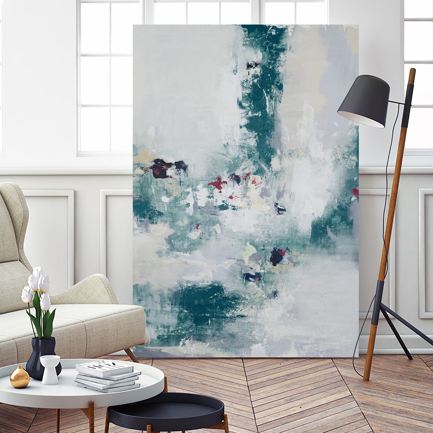 Awakened By A Dream I by Daleno Art on GIANT ART - blue abstract